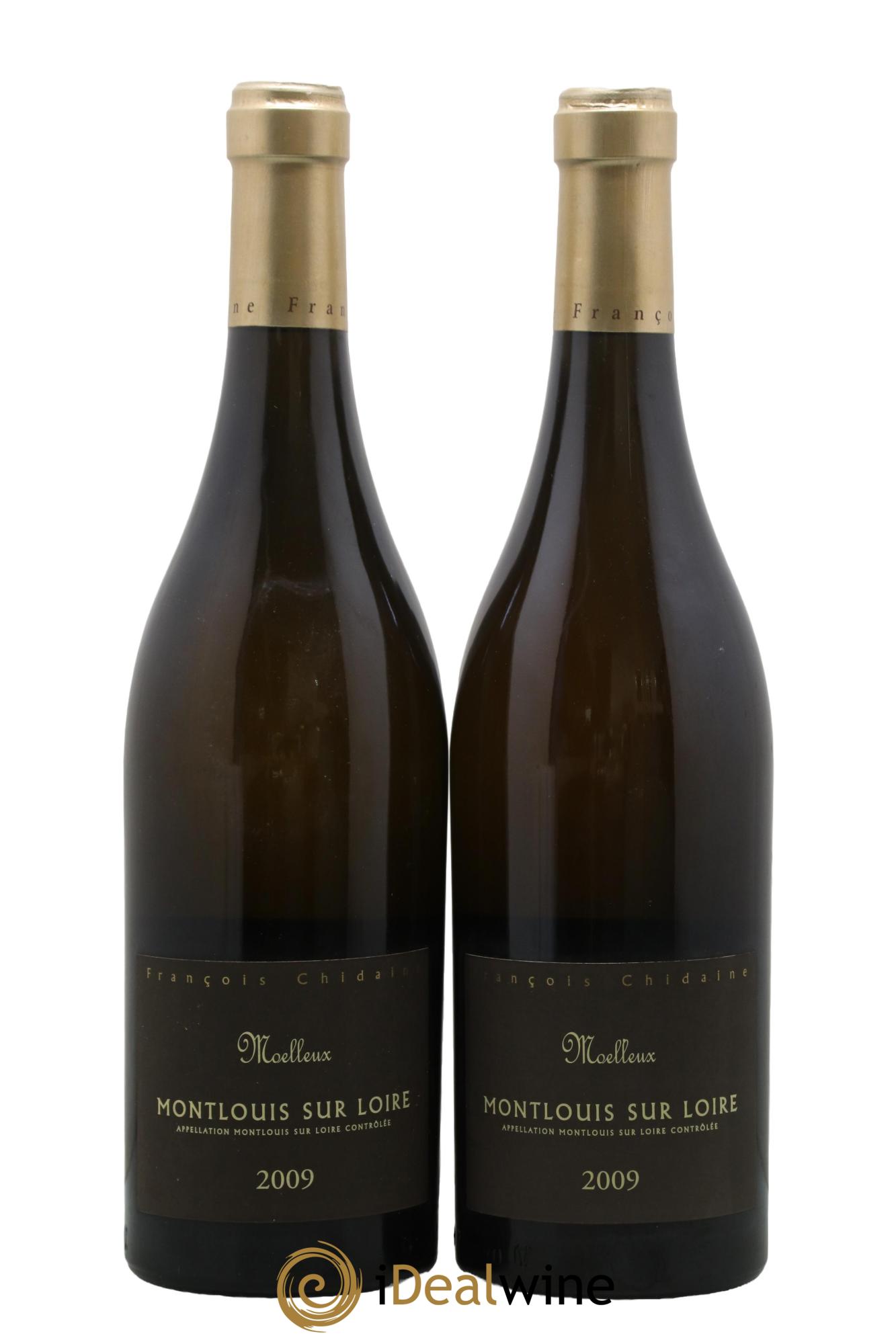 Montlouis-sur-Loire Moelleux François Chidaine 2009 - Lotto di 2 bottiglie - 0