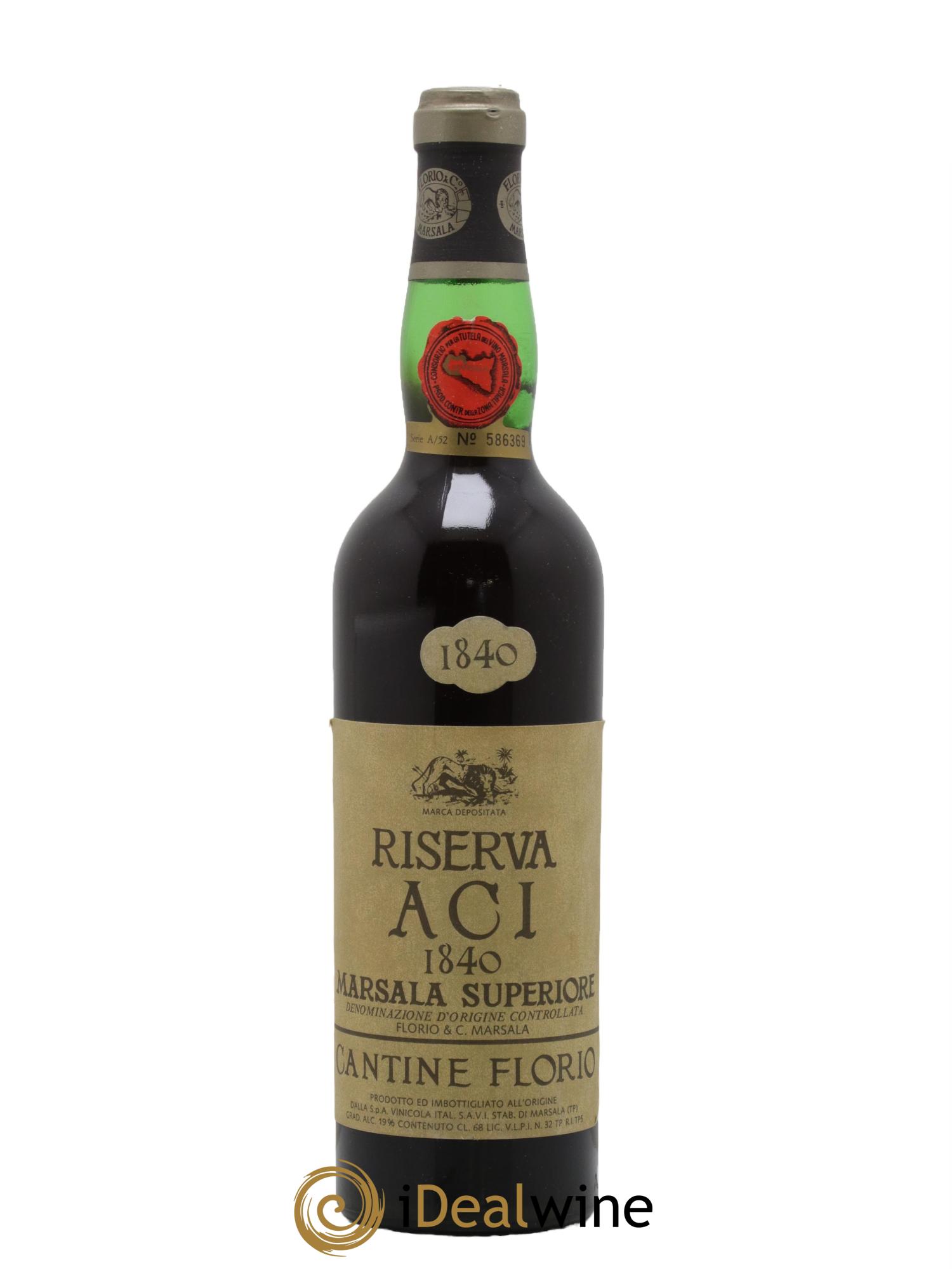 IGT Sicile Marsala Riserva Aci Florio 1840 - Lot de 1 bouteille - 0