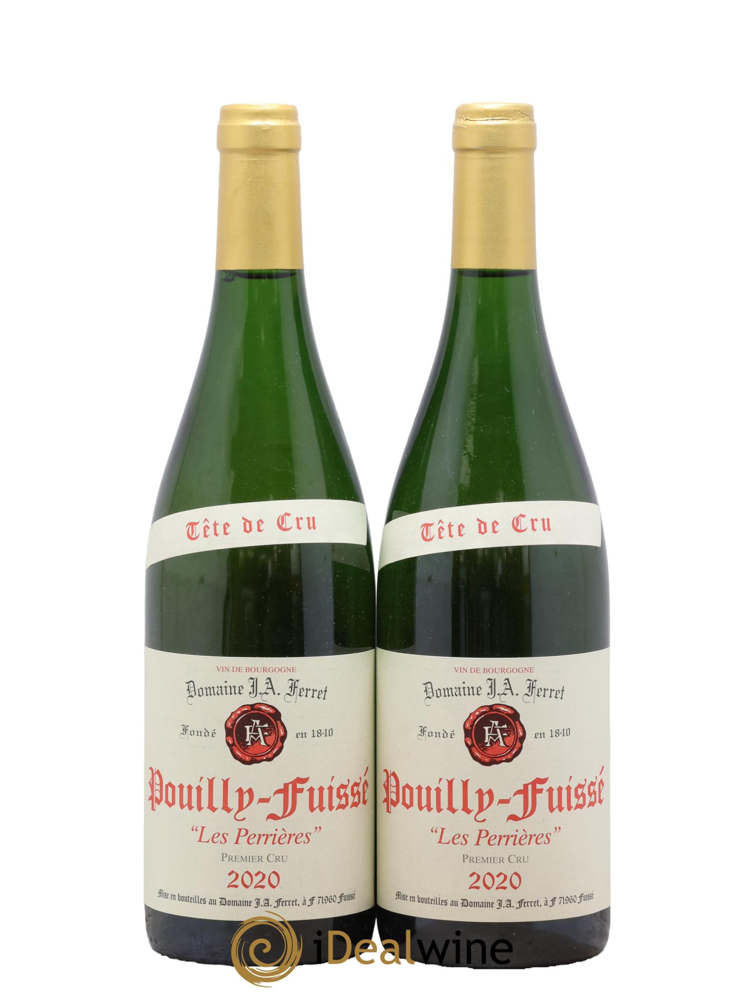 Pouilly-Fuissé Tête de Cru Les Perrières J.A. Ferret (Domaine) 2020 - Lot de 2 bouteilles - 0