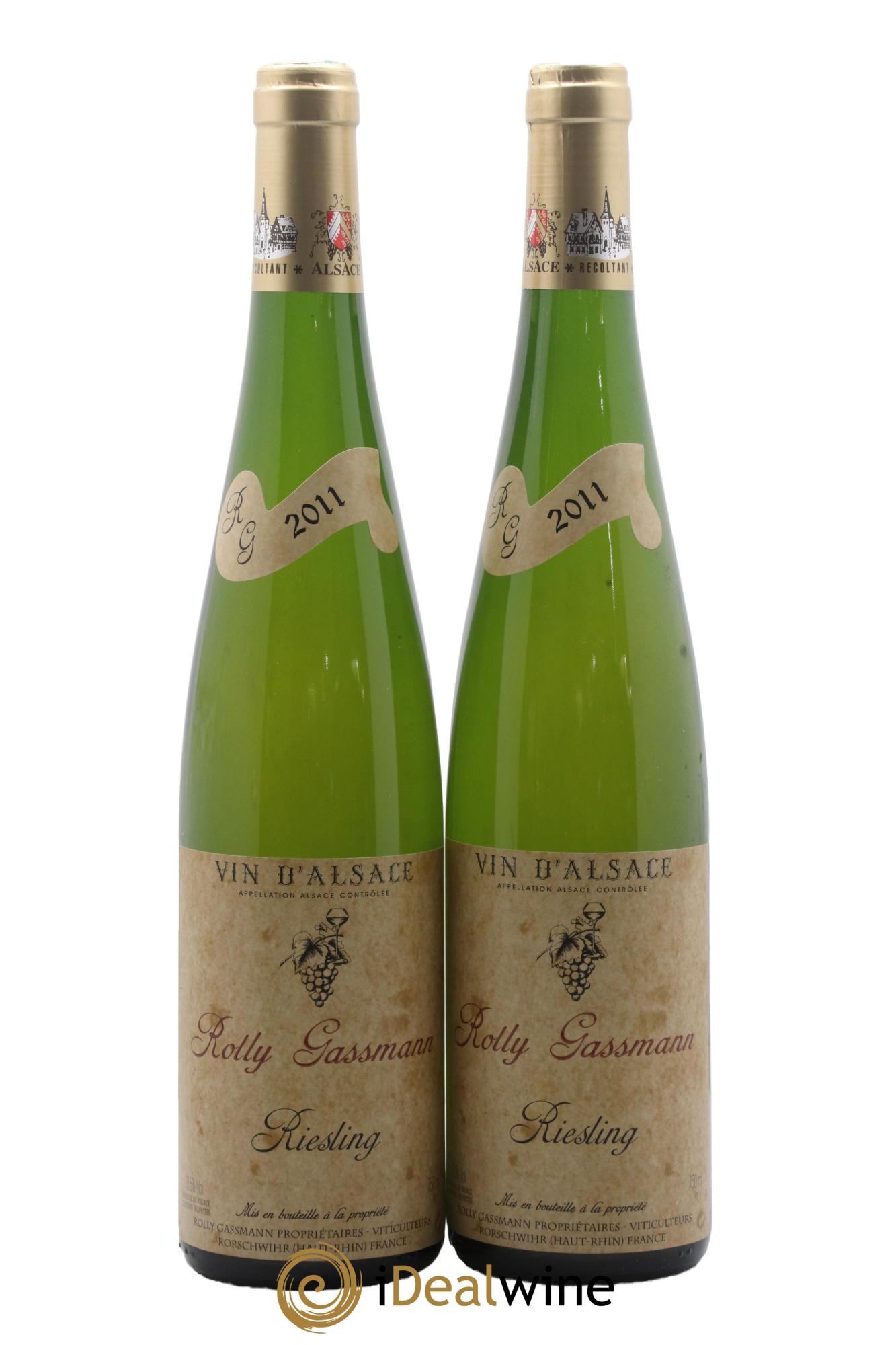 Alsace Riesling Rolly-Gassmann 2011 - Lotto di 2 bottiglie - 0