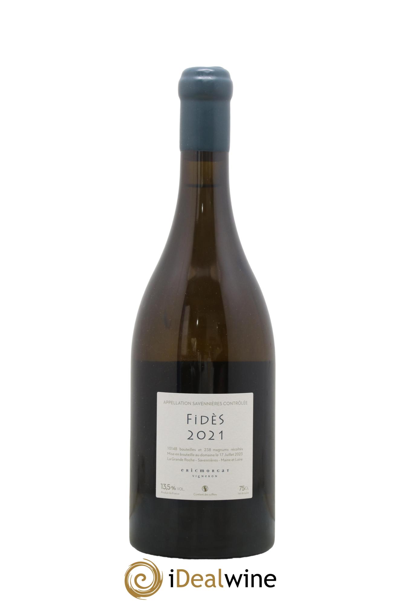 Savennières Fidès Eric Morgat 2021 - Lotto di 1 bottiglia - 1