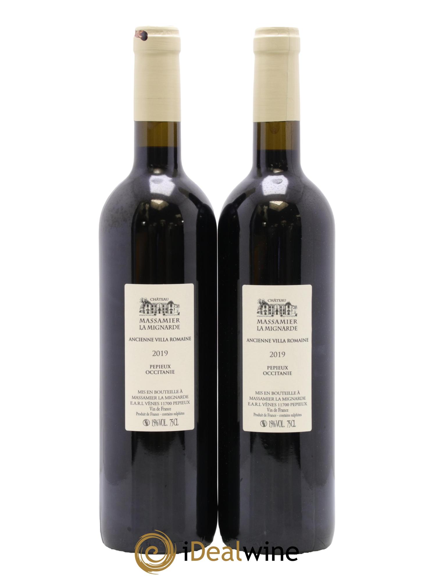 Vin de France Massamier La Mignarde Garouilhas 2019 - Lot de 2 bouteilles - 1