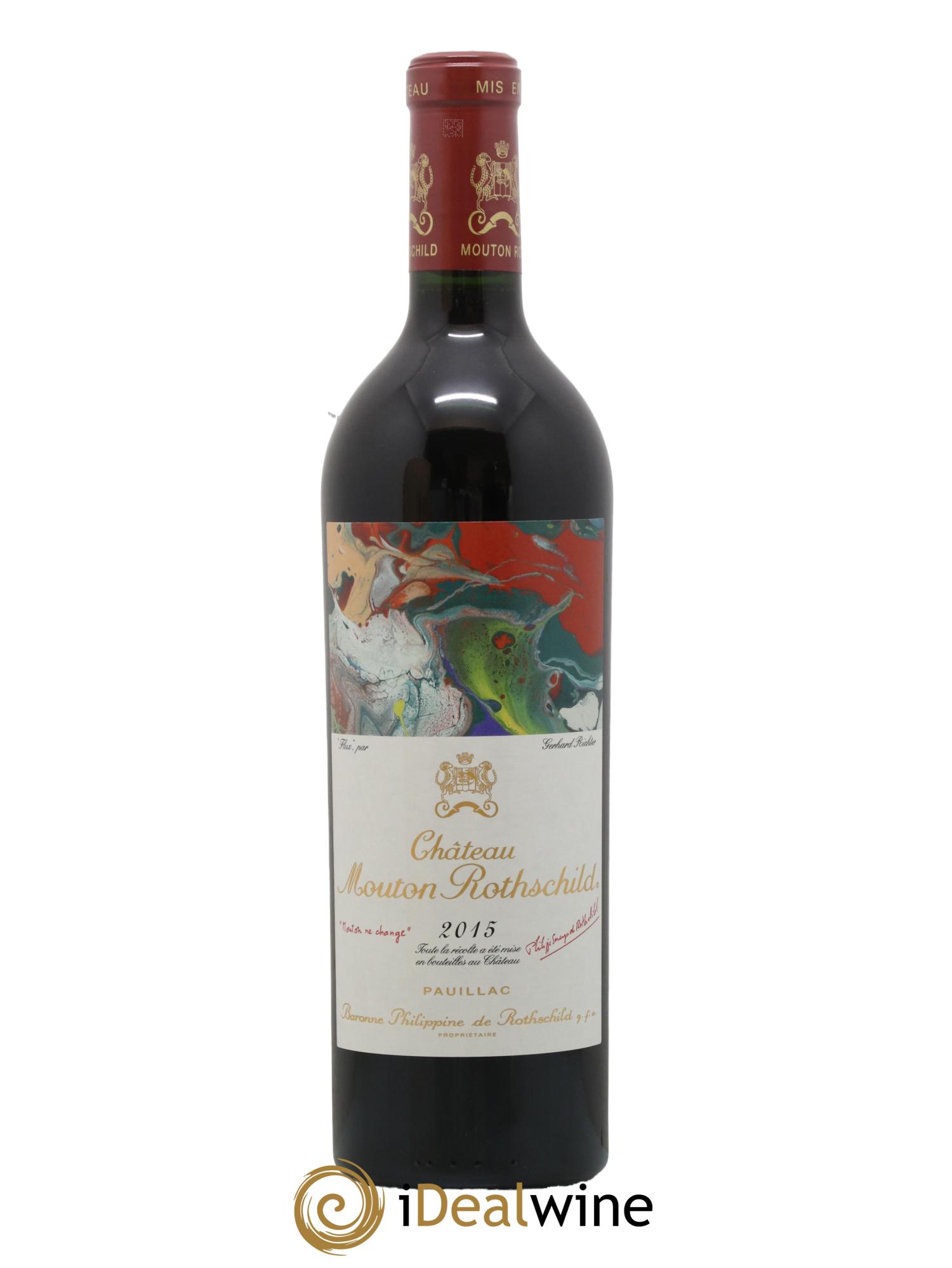 Château Mouton Rothschild 1er Grand Cru Classé  2015 - Lot de 1 bouteille - 1