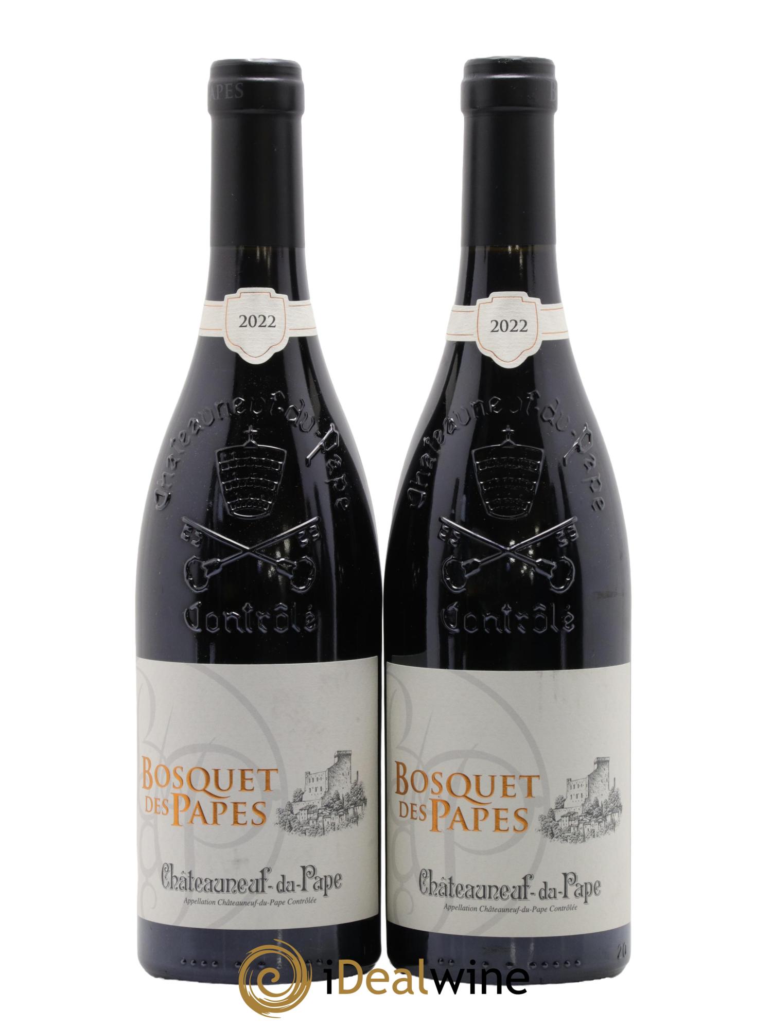 Châteauneuf-du-Pape Bosquet des Papes Famille Boiron  2022 - Lot of 2 bottles - 0