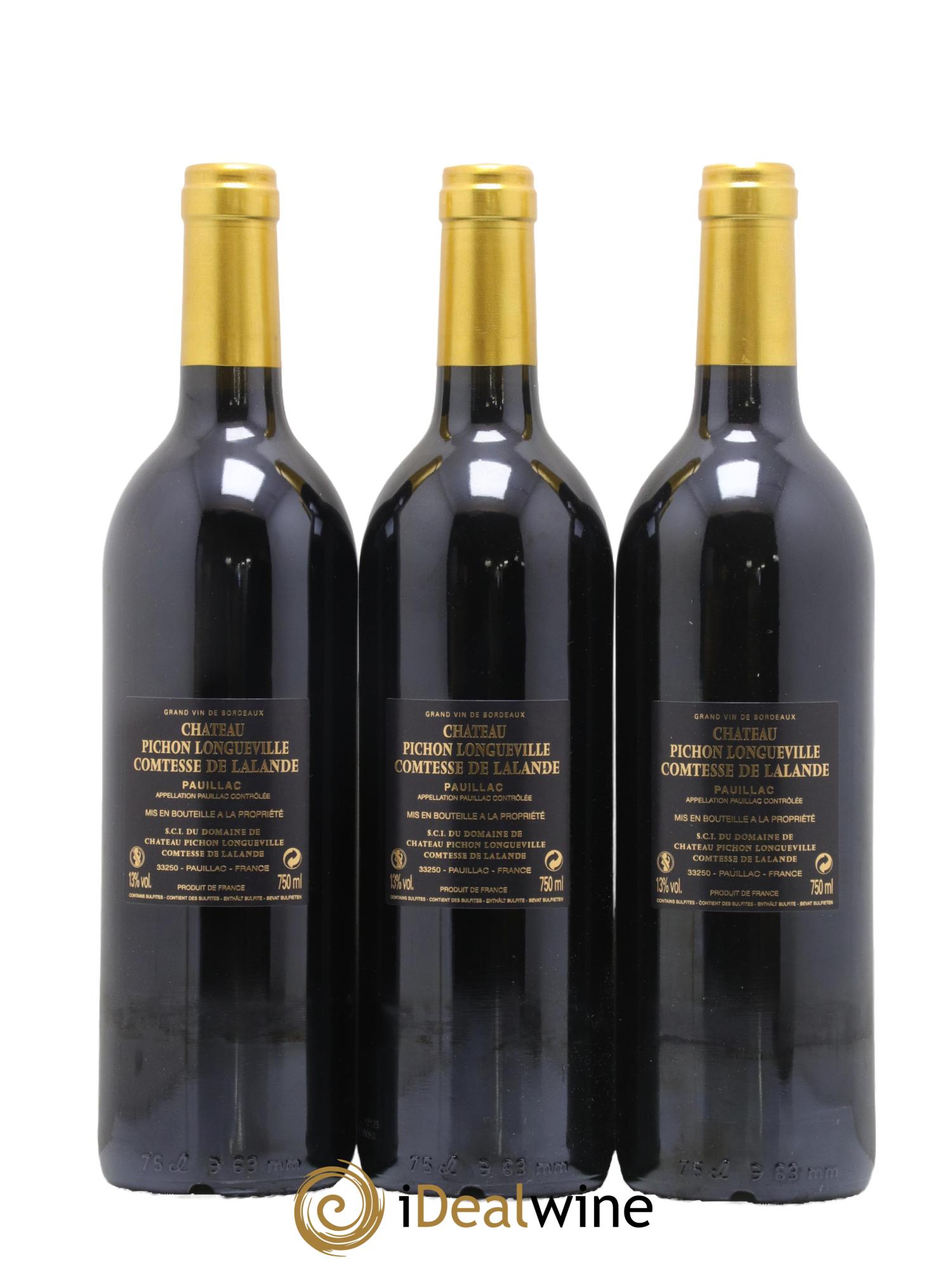 Château Pichon Longueville Comtesse de Lalande 2ème Grand Cru Classé 2012 - Posten von 6 Flaschen - 2