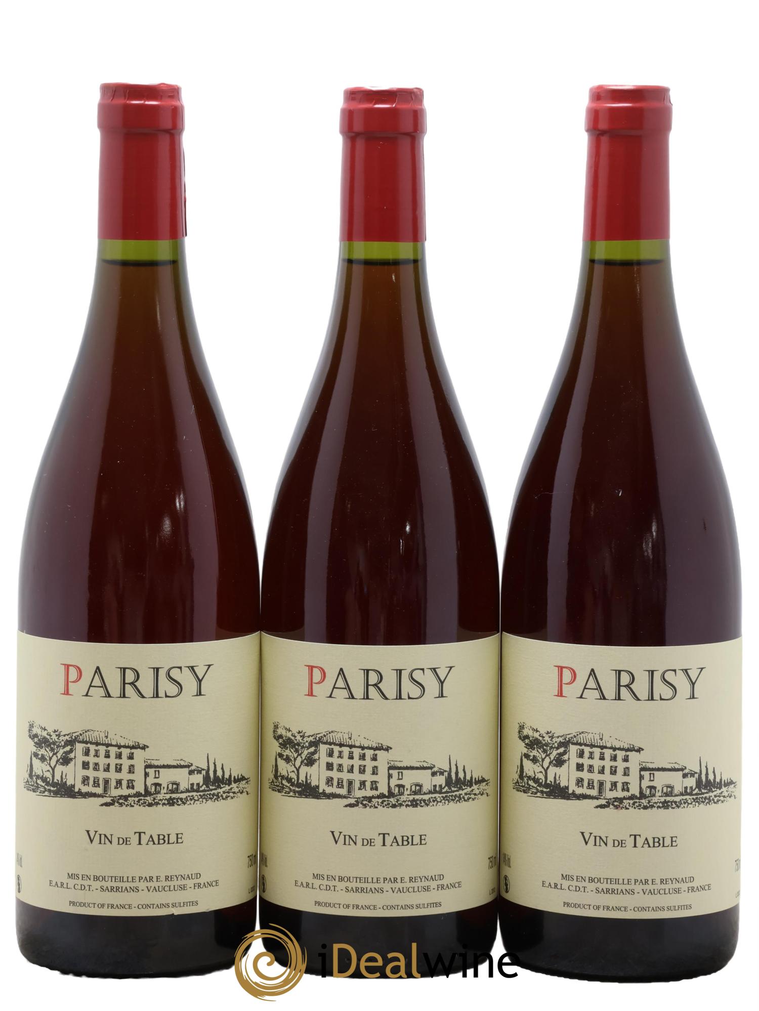 Vin de Table Parisy Emmanuel Reynaud 2020 - Lot of 3 bottles - 0