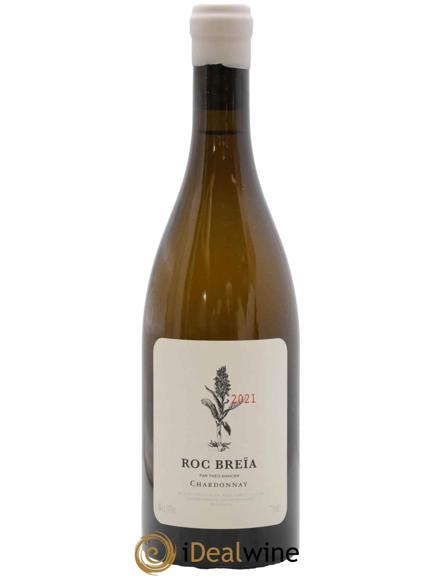 Vin de France Chardonnay Roc Breïa (Théo Dancer) 2021 - Lot de 1 bouteille - 0