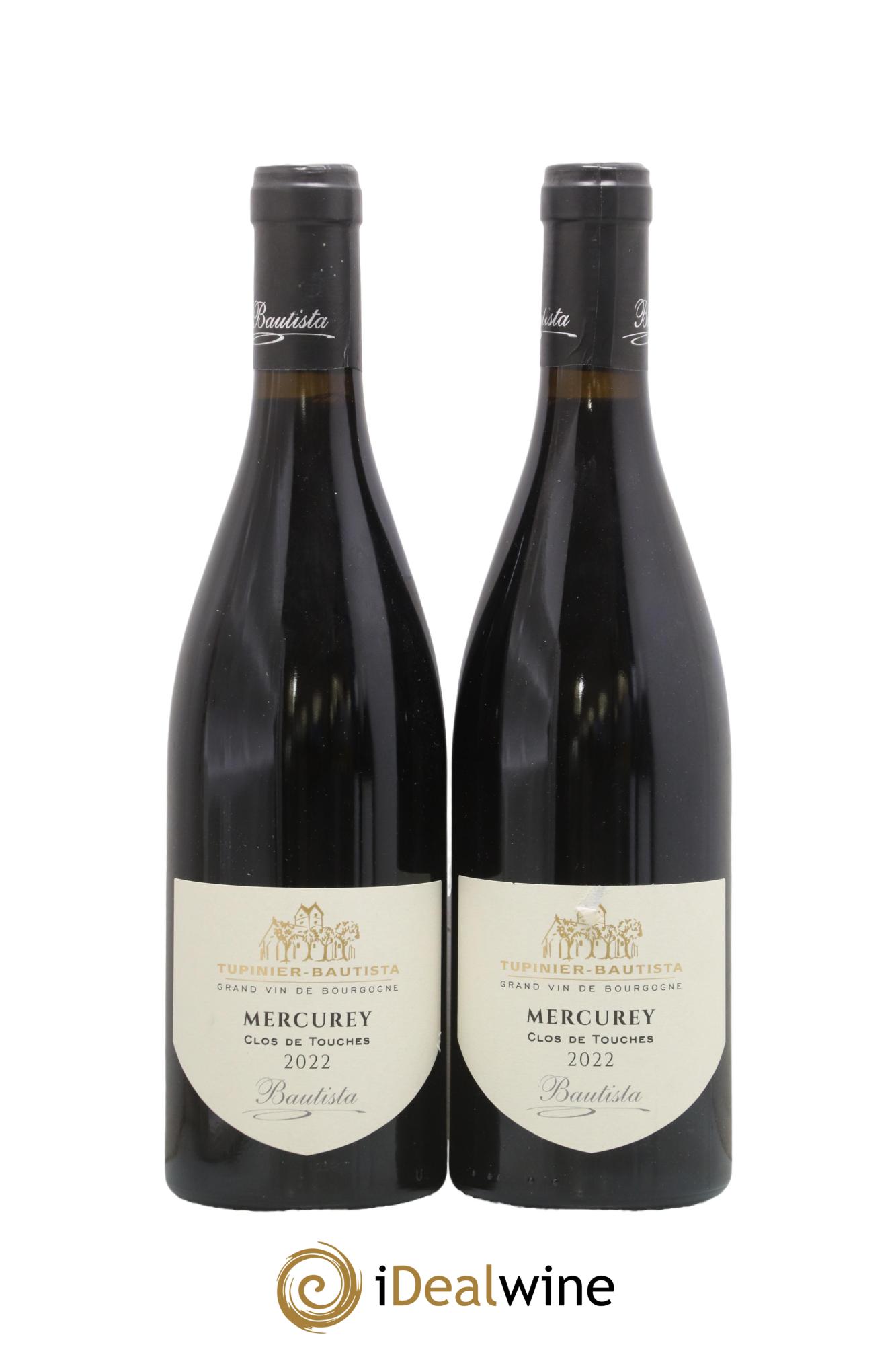 Mercurey Clos des Touches Tupinier-Bautista 2022 - Lot de 2 bouteilles - 0