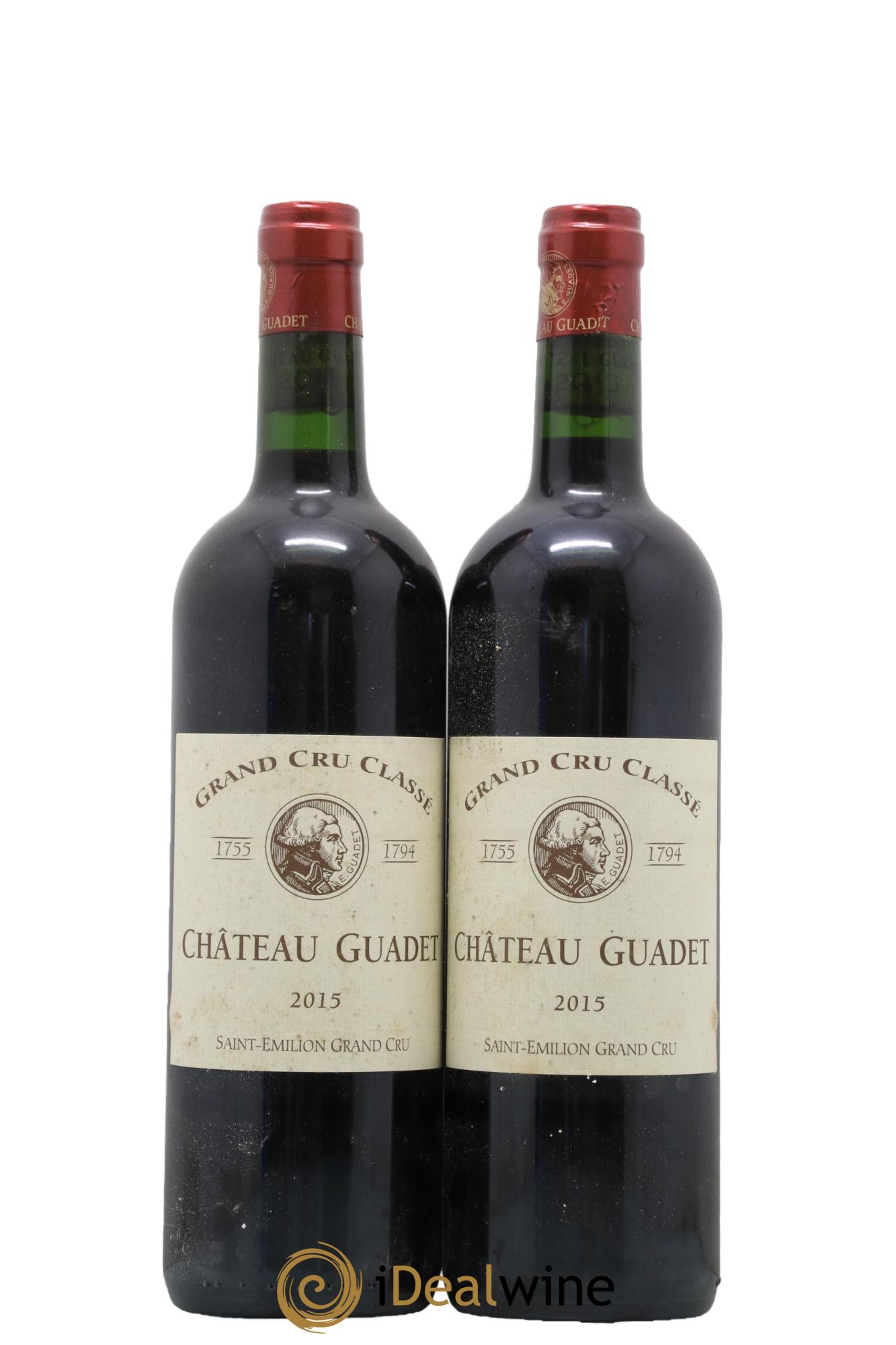 Château Guadet Grand Cru Classé 2015 - Lot de 2 bouteilles - 0