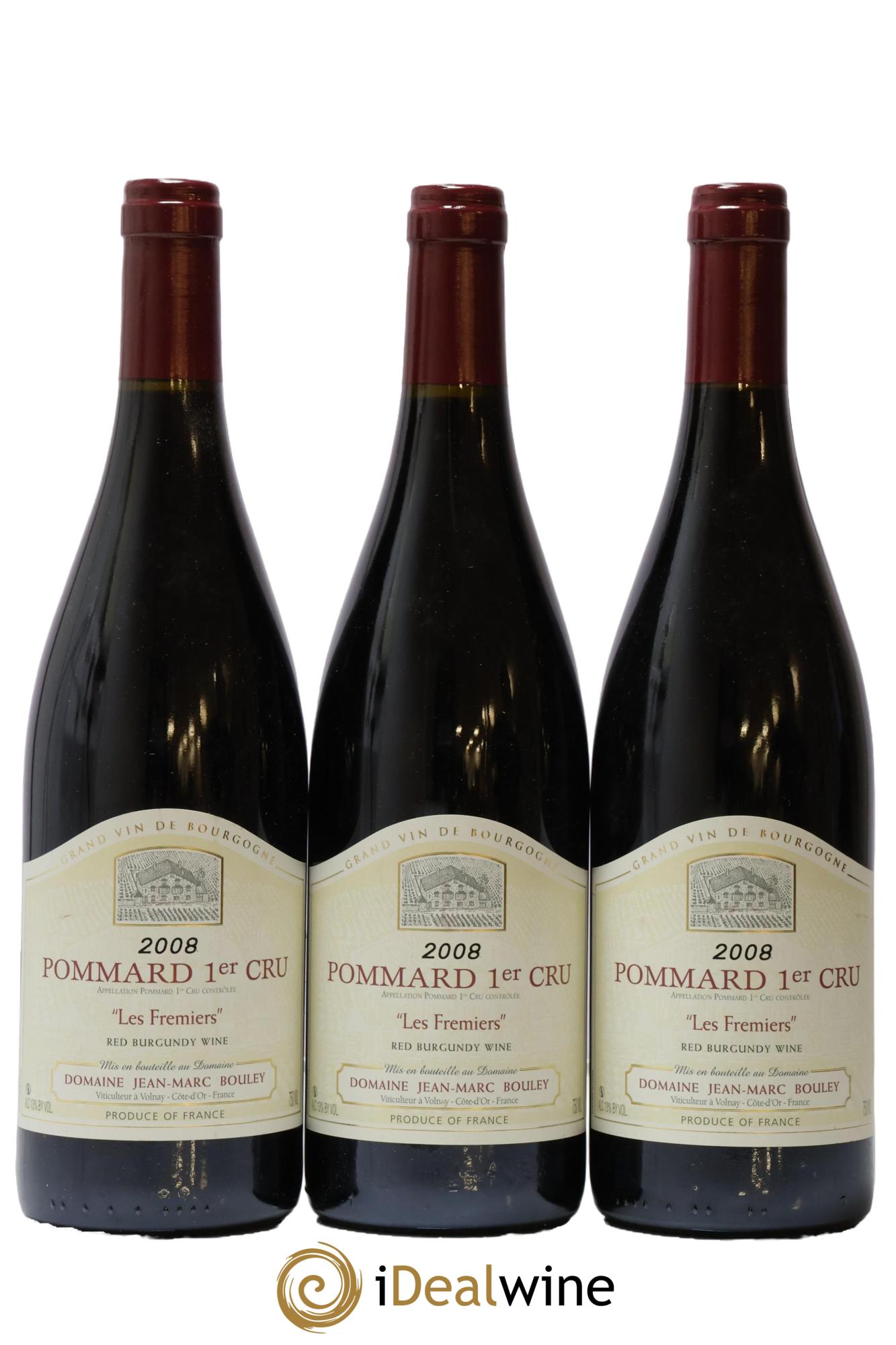 Pommard 1er Cru Les Frémiers Bouley (Domaine) 2008 - Lot de 3 bouteilles - 0