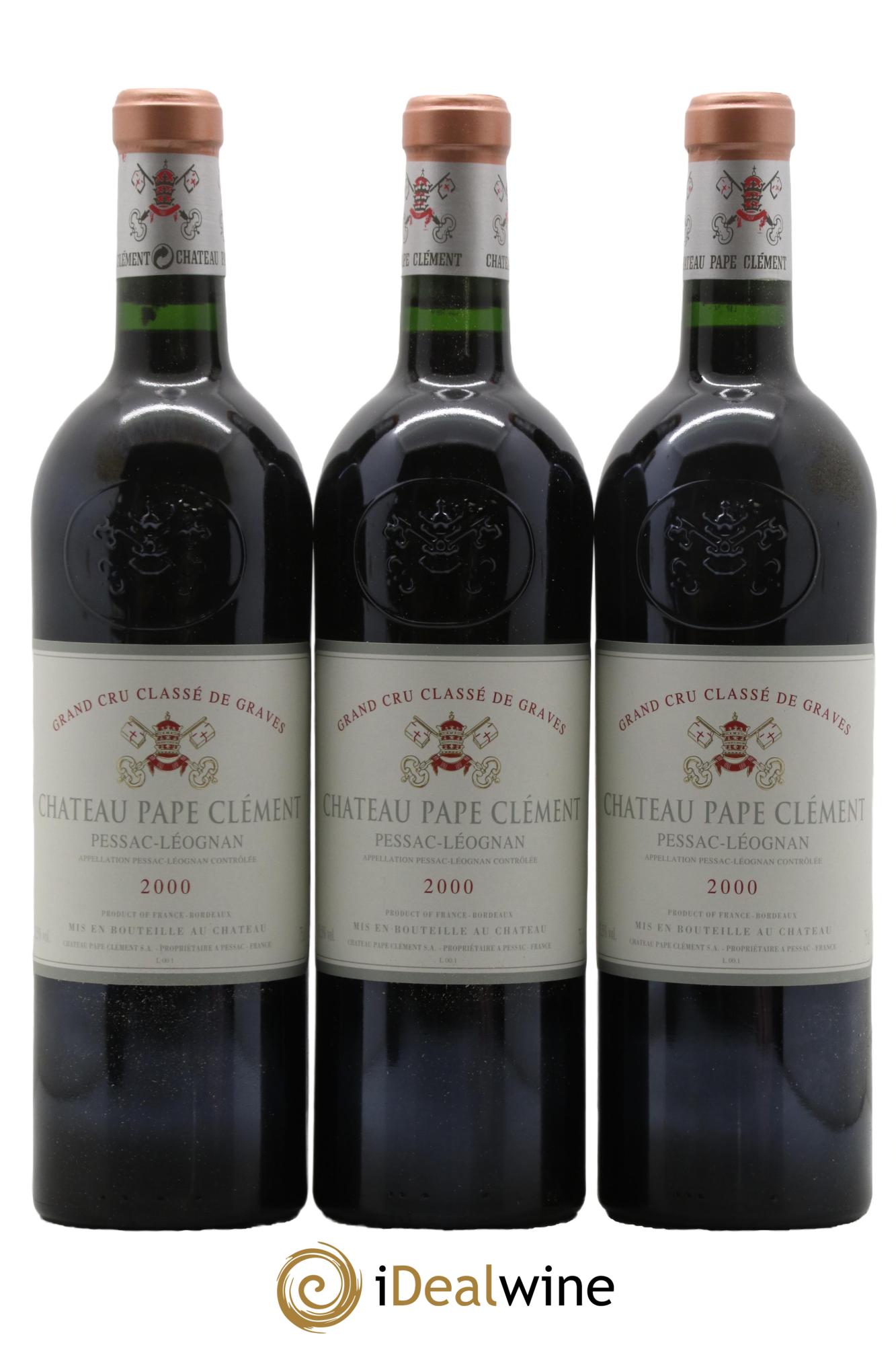 Château Pape Clément Cru Classé de Graves 2000 - Lot de 12 bouteilles - 4