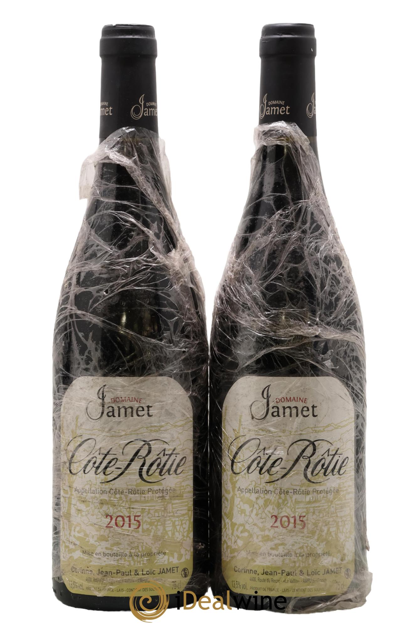 Côte-Rôtie Jamet (Domaine) 2015 - Lot de 2 bouteilles - 0