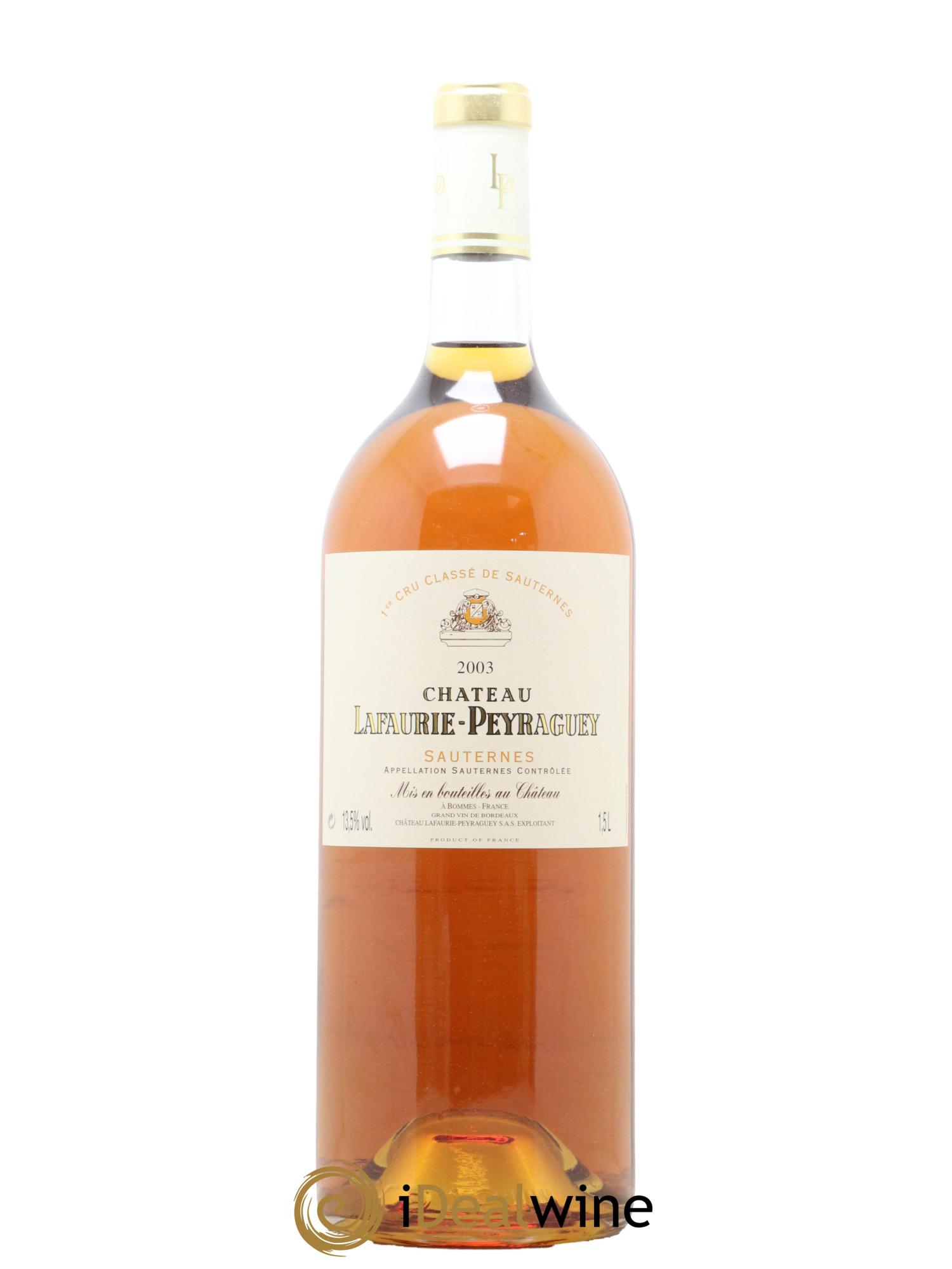 Château Lafaurie-Peyraguey 1er Grand Cru Classé 2003 - Lotto di 1 magnum - 1