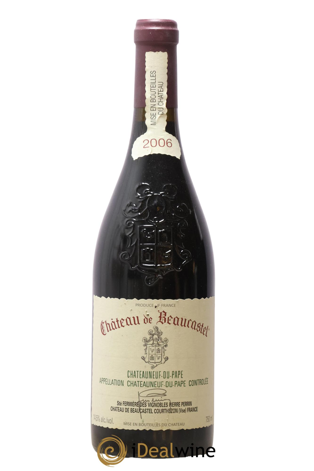 Châteauneuf-du-Pape Château de Beaucastel Famille Perrin 2006 - Lot of 1 bottle - 0