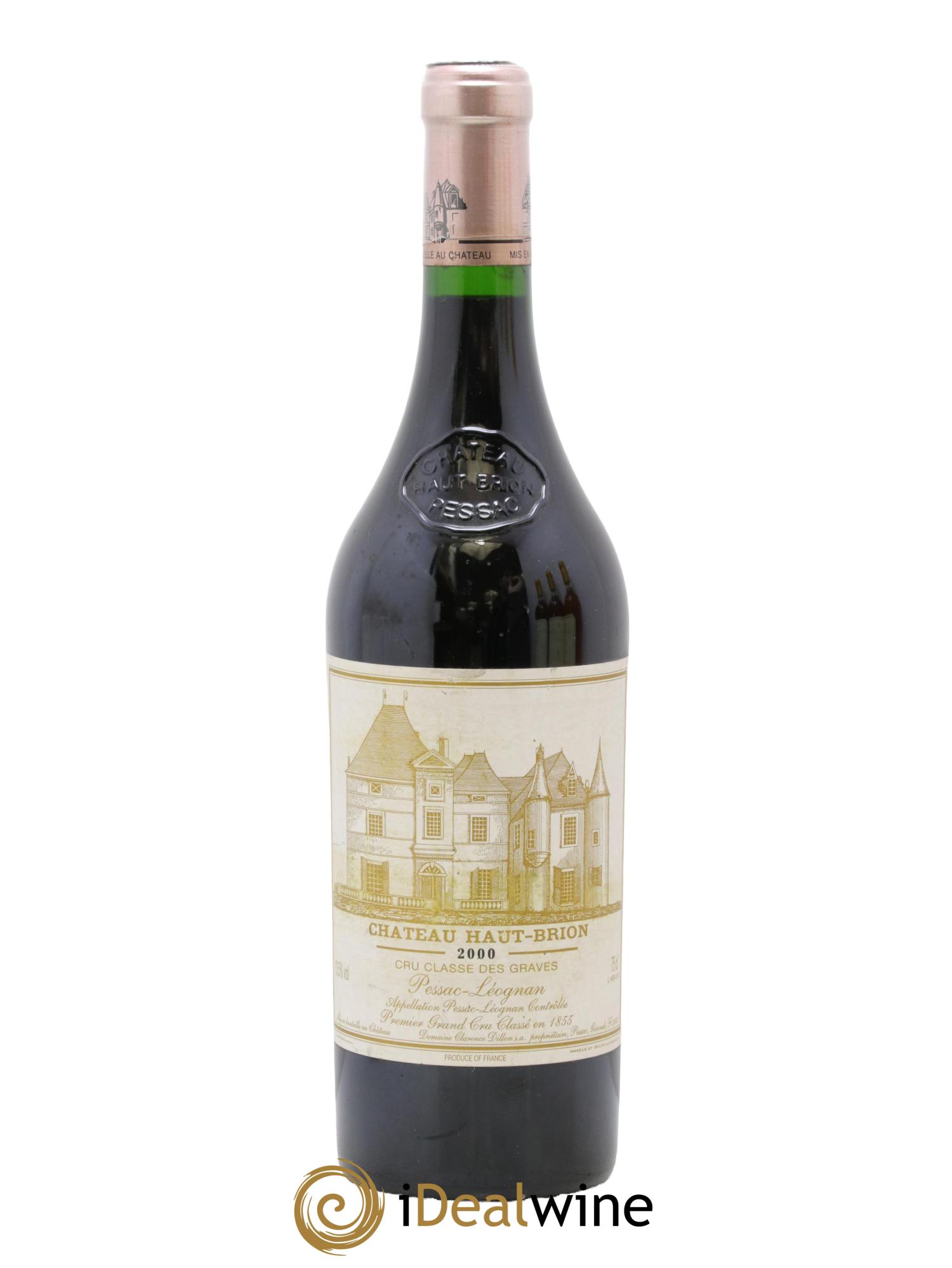 Château Haut Brion 1er Grand Cru Classé 2000 - Lot de 1 bouteille - 0