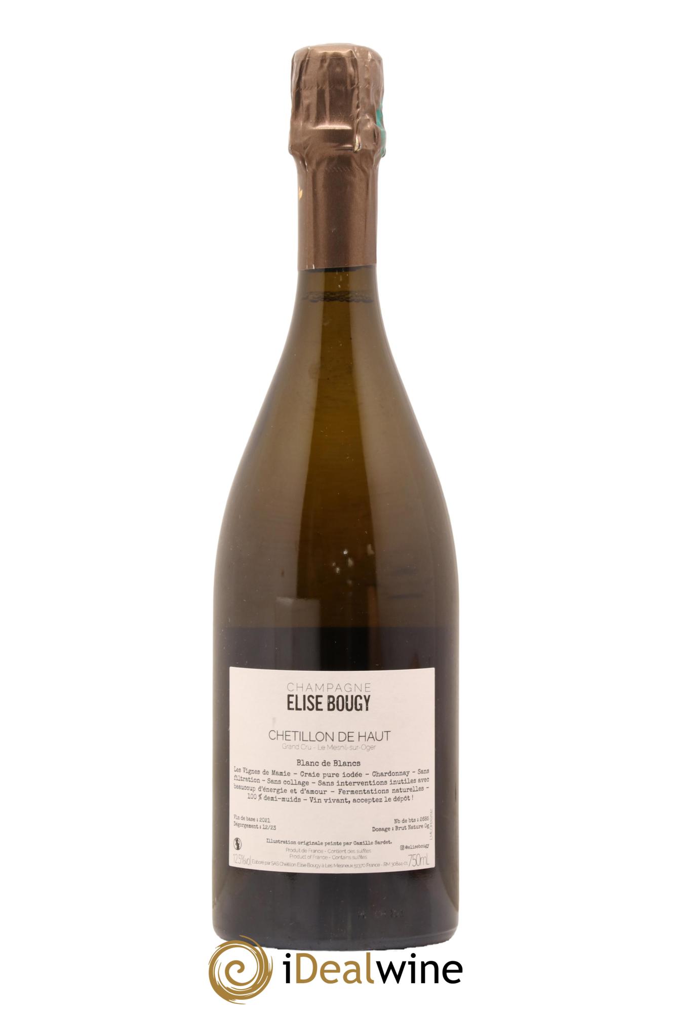 Chétillon de Haut Le Mesnil sur Oger Elise Bougy - Lot de 1 bouteille - 1