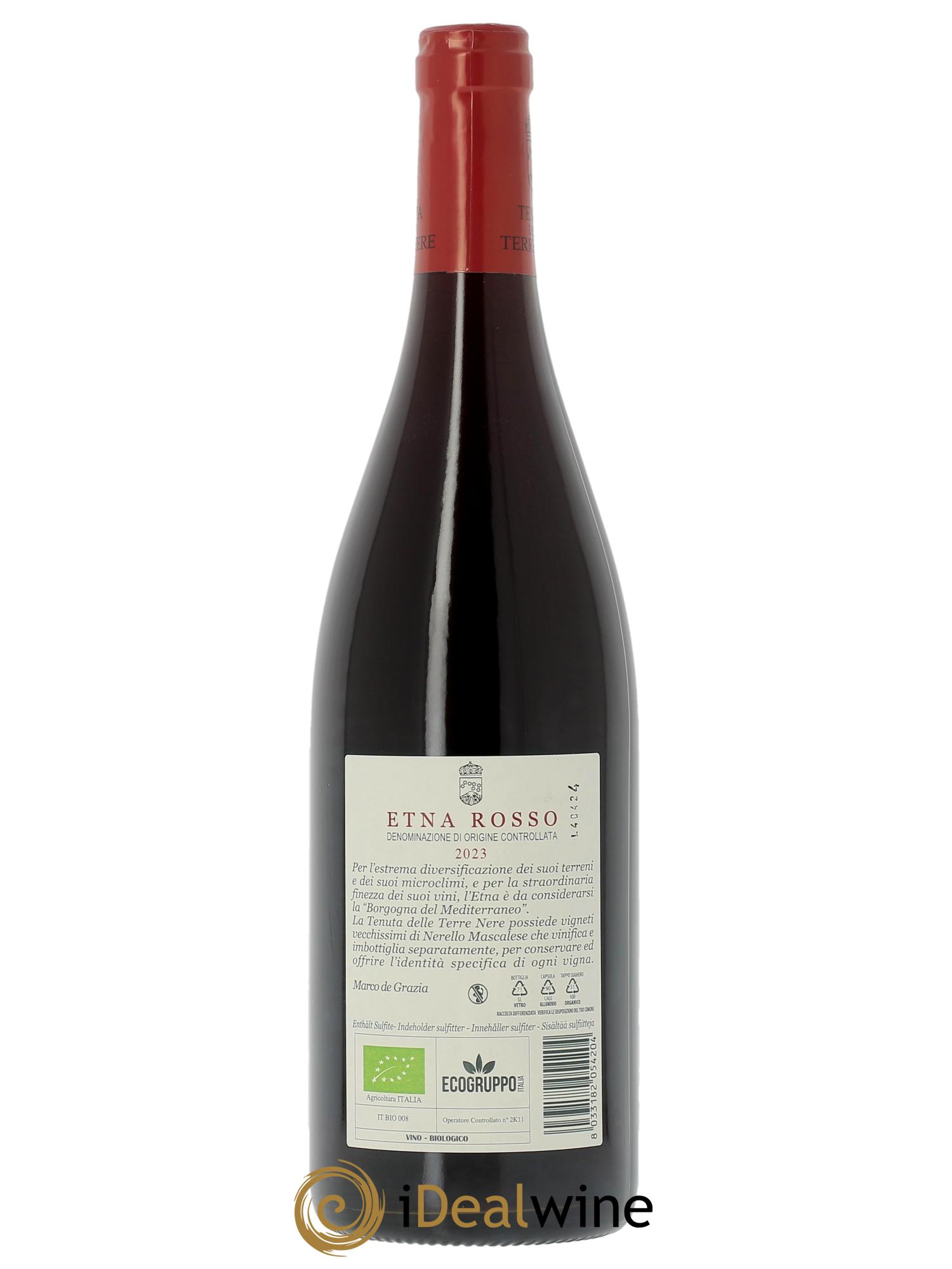 Etna Rosso DOC Tenuta delle Terre Nere  2023 - Lot de 1 bouteille - 1
