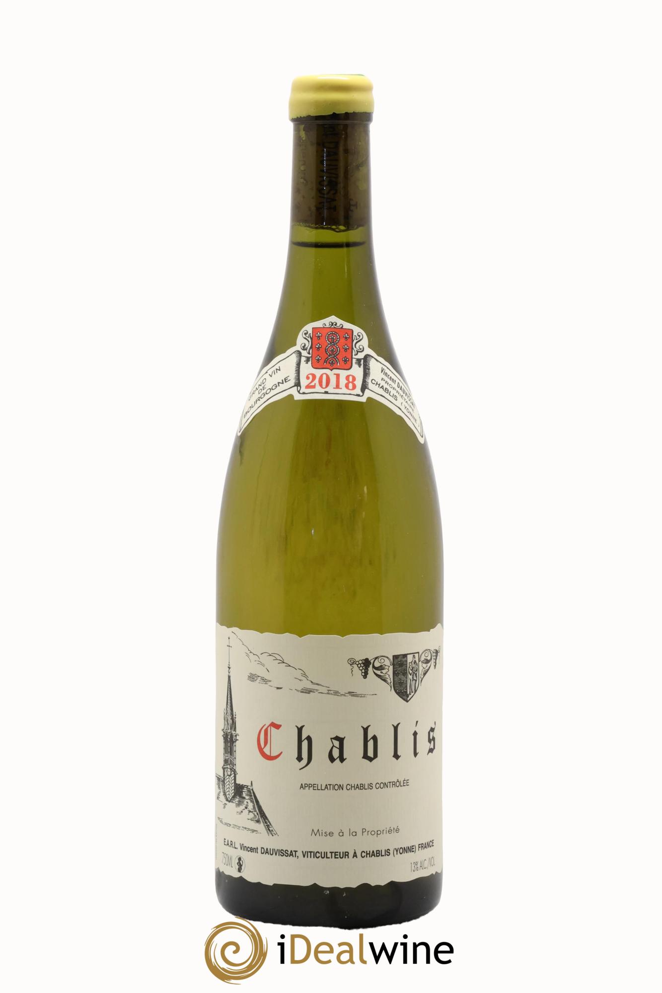 Chablis Vincent Dauvissat (Domaine) 2018 - Lot de 1 bouteille - 0