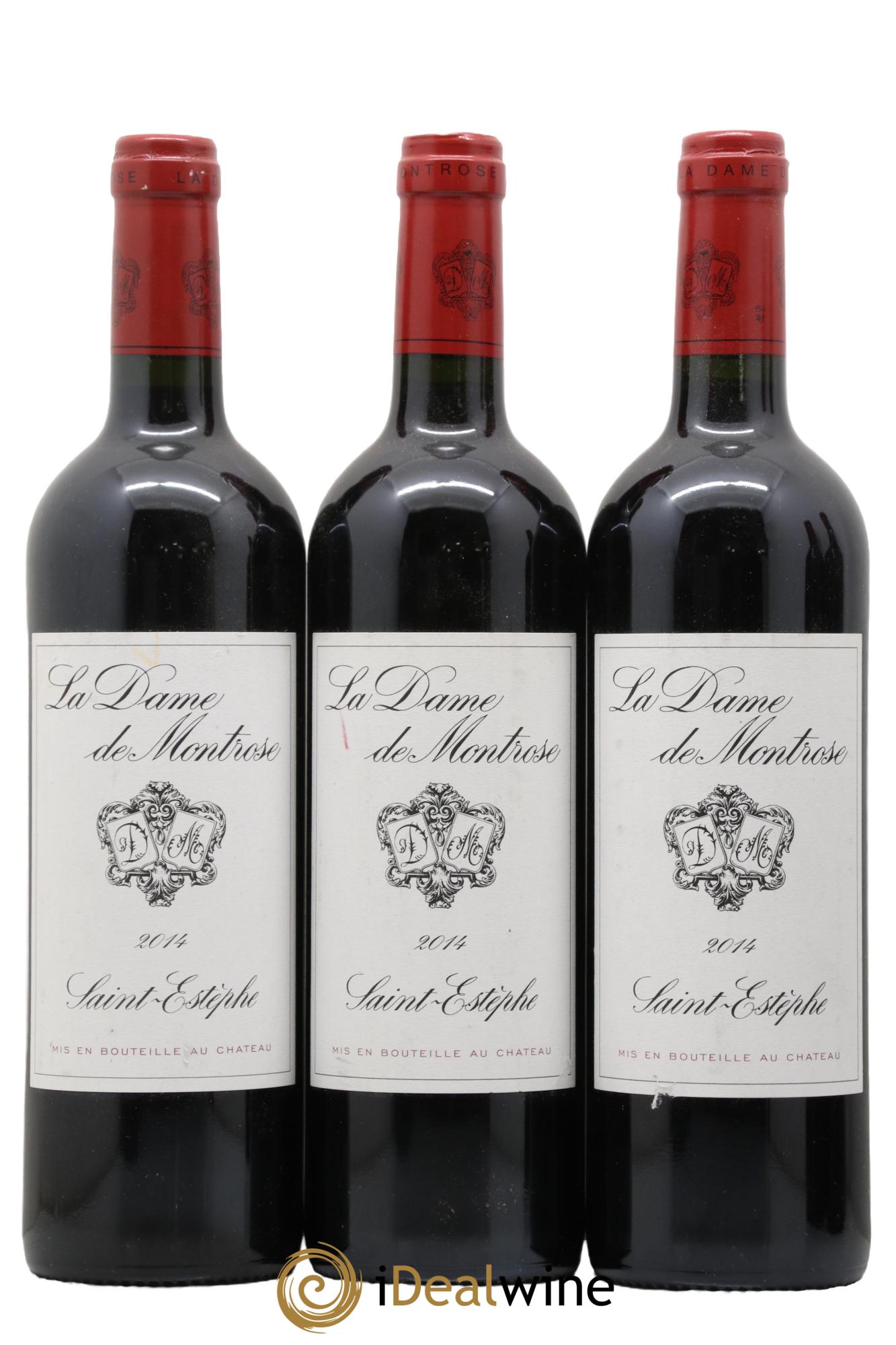La Dame de Montrose Second Vin 2014 - Lot de 3 bouteilles - 0