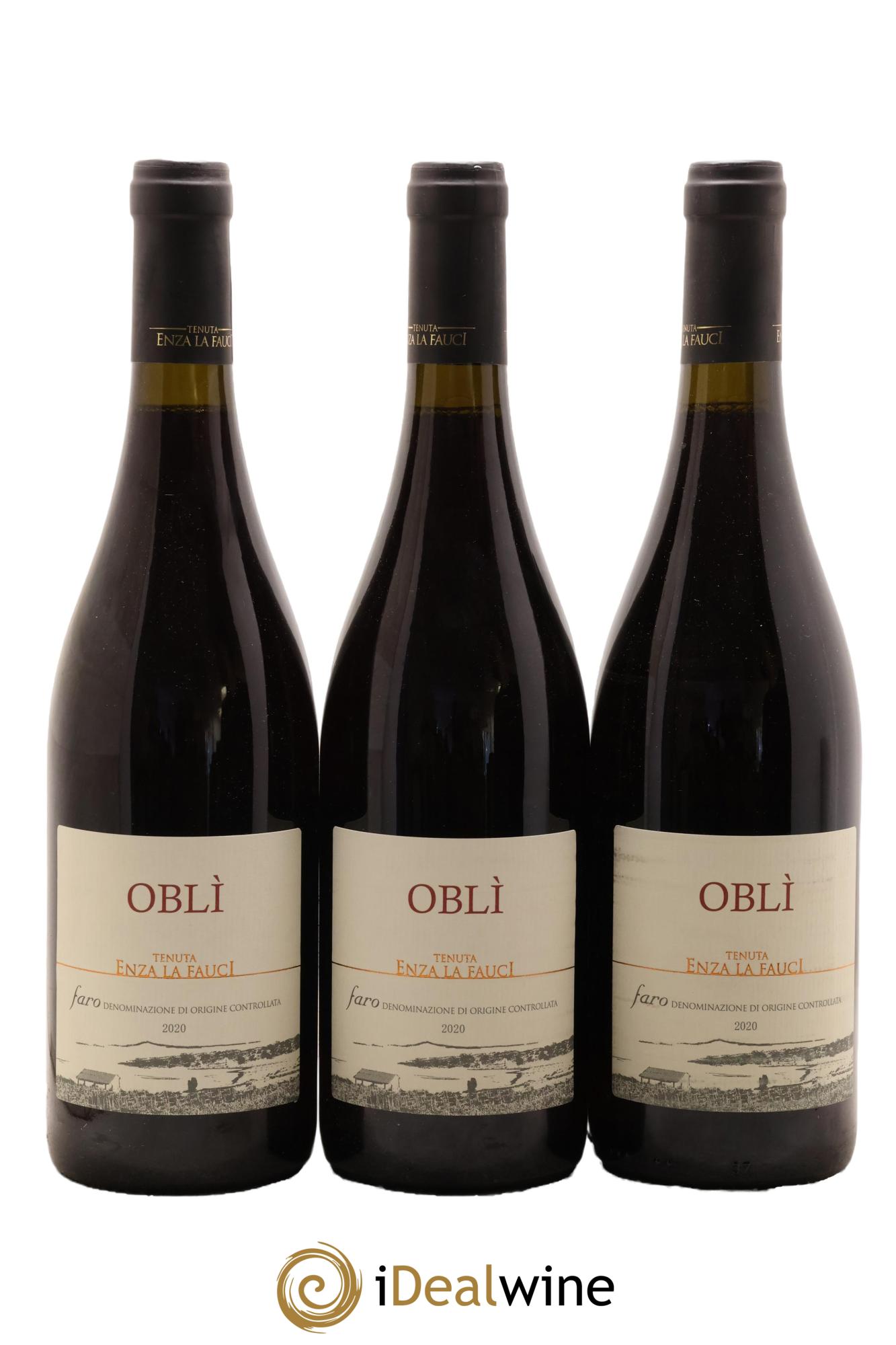 Italie Faro DOC Obli Tenuta Enza la Fauci 2020 - Lot de 3 bouteilles - 0