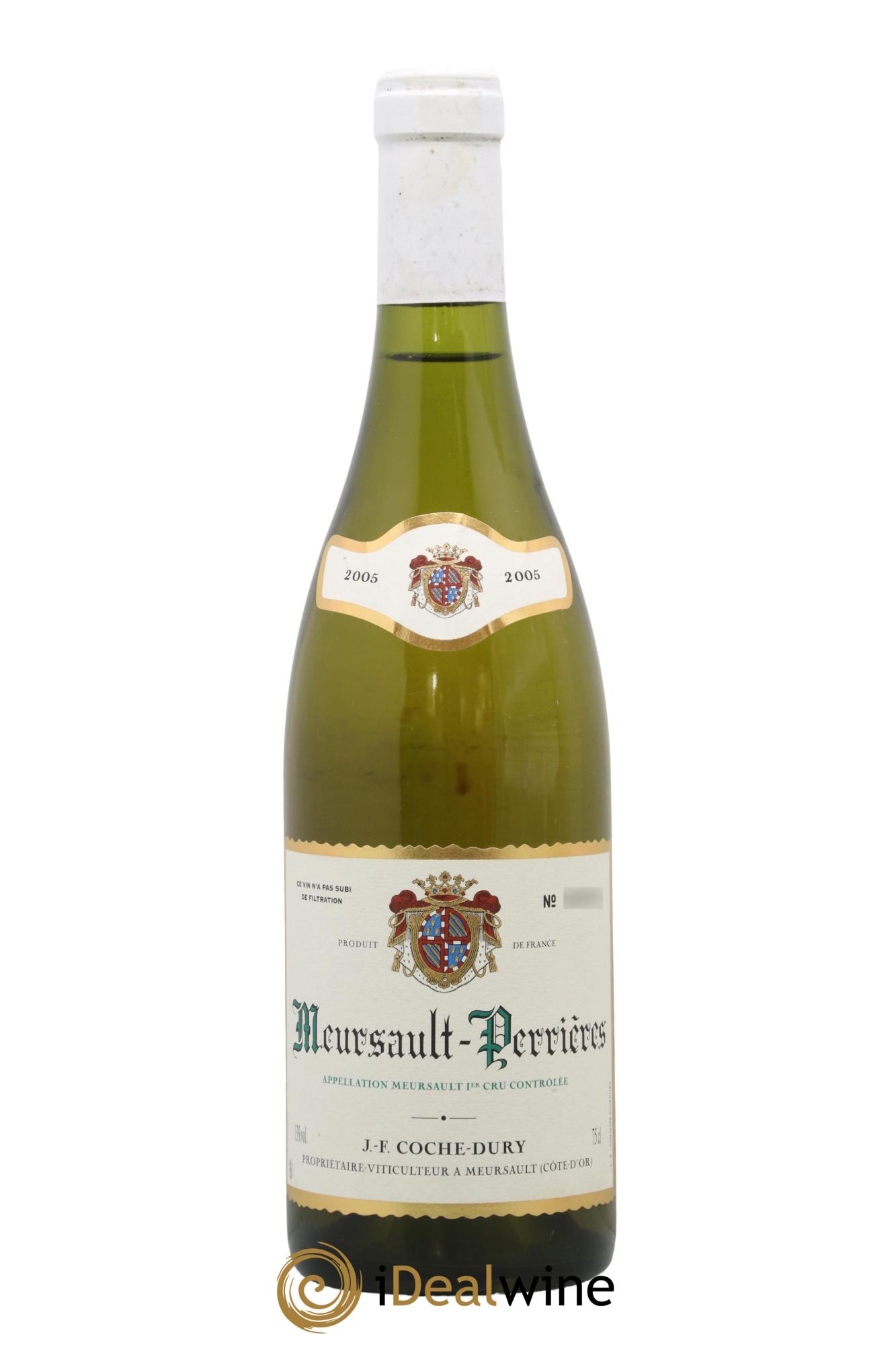 Meursault 1er Cru Perrières Coche Dury (Domaine) 2005 - Lot de 1 bouteille - 0