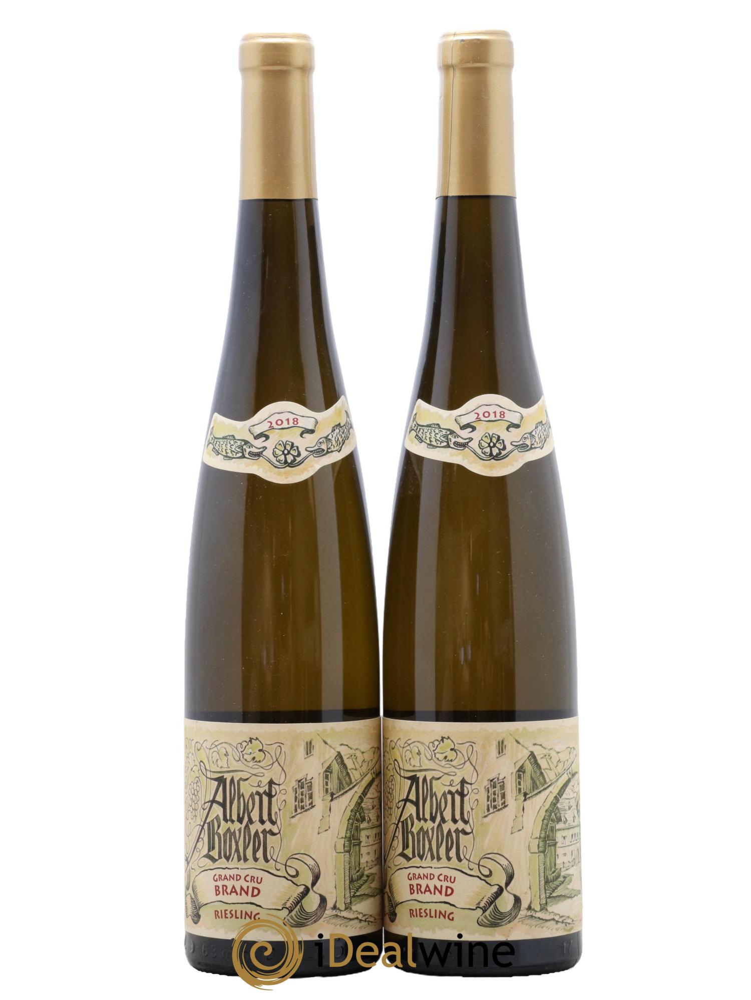 Alsace Riesling Grand Cru Brand K Albert Boxler 2018 - Lot de 2 bouteilles - 0