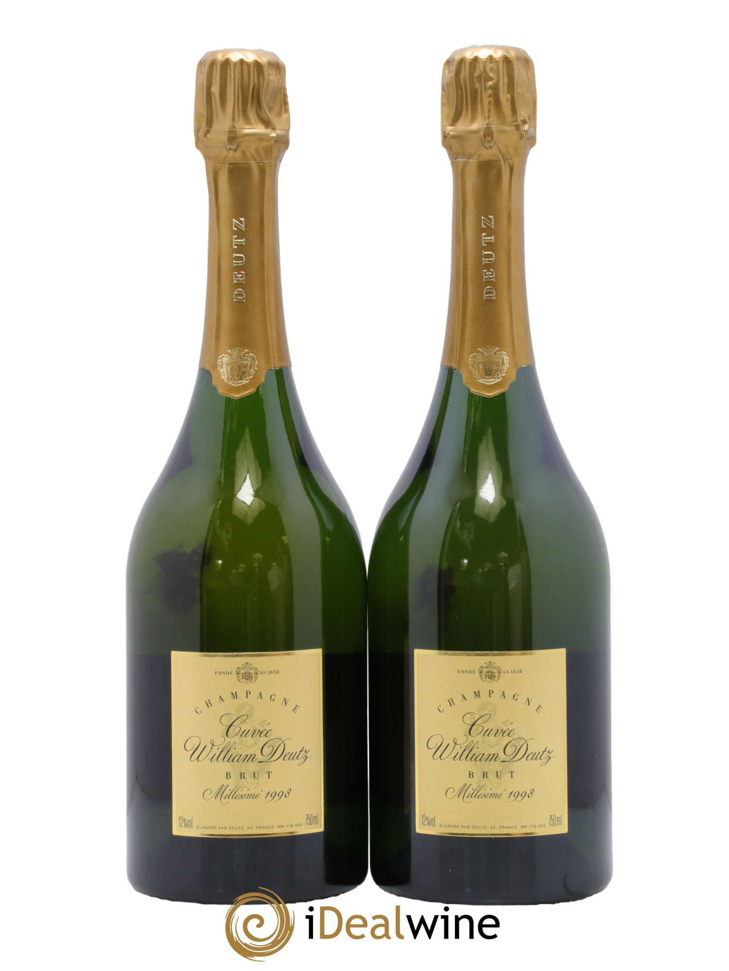Cuvée William Deutz Deutz 1998 - Lot de 2 bouteilles - 0