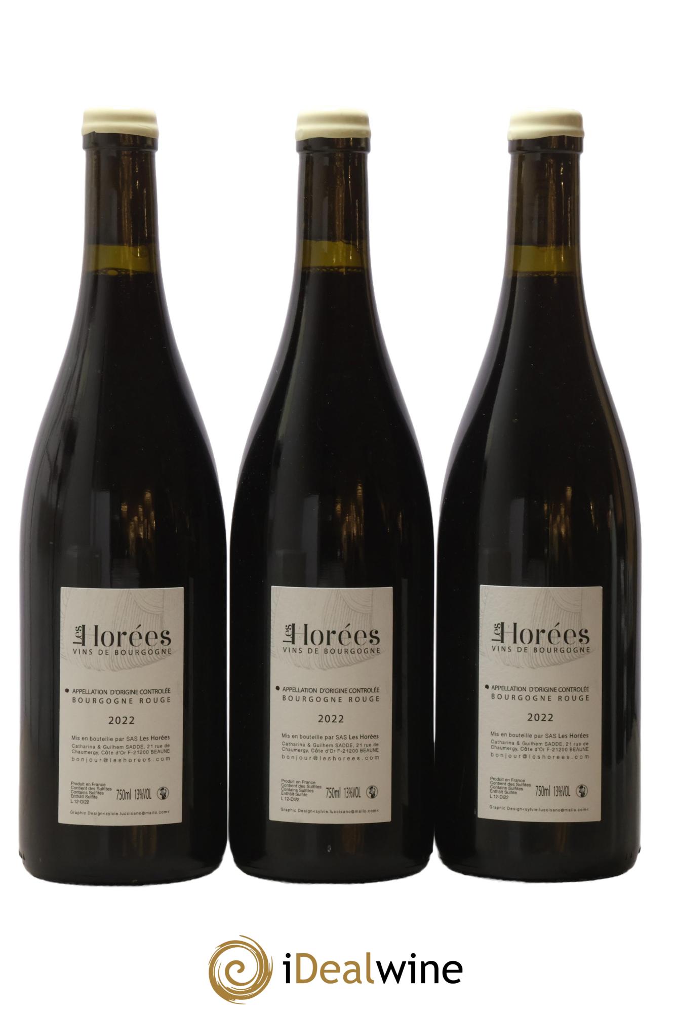 Bourgogne Des Six Ifs Les Horées 2022 - Posten von 3 Flaschen - 1