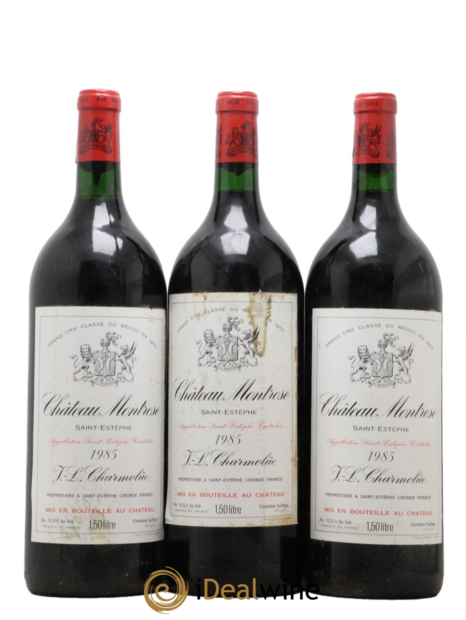 Château Montrose 2ème Grand Cru Classé 1985 - Lot de 3 magnums - 0