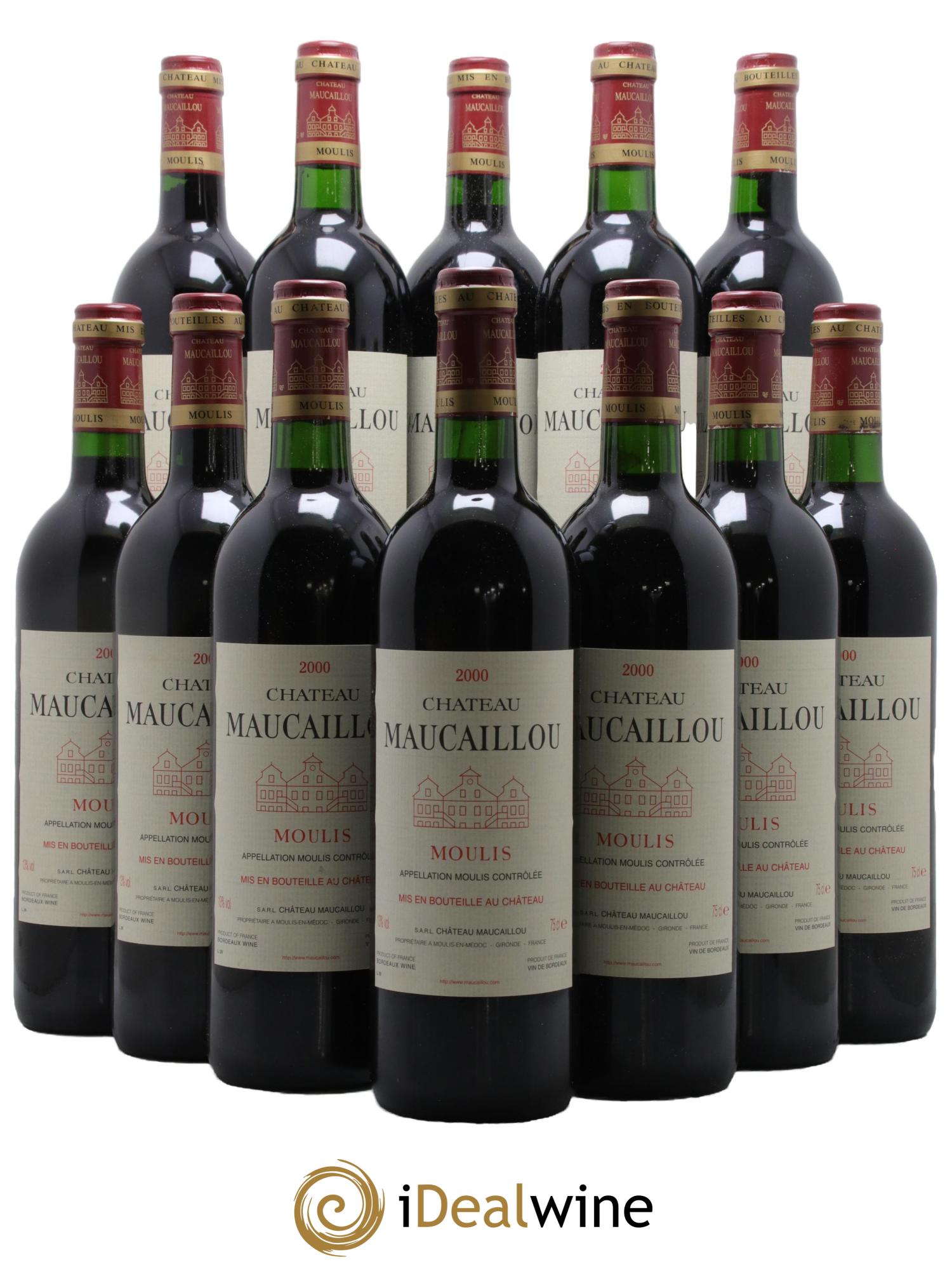 Château Maucaillou 2000 - Lot de 12 bouteilles - 0