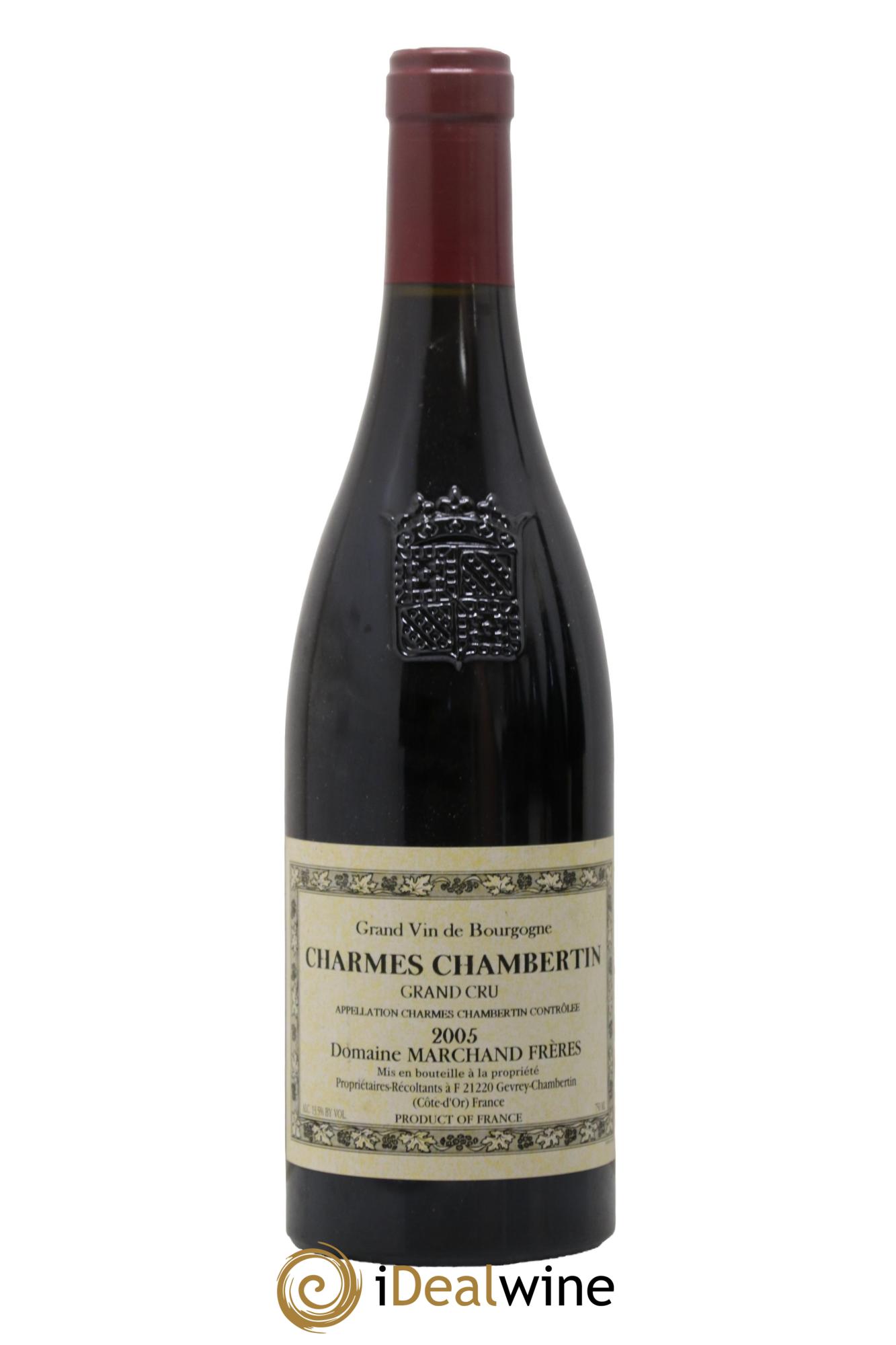 Charmes-Chambertin Grand Cru Marchand Frères 2005 - Lot de 1 bouteille - 0