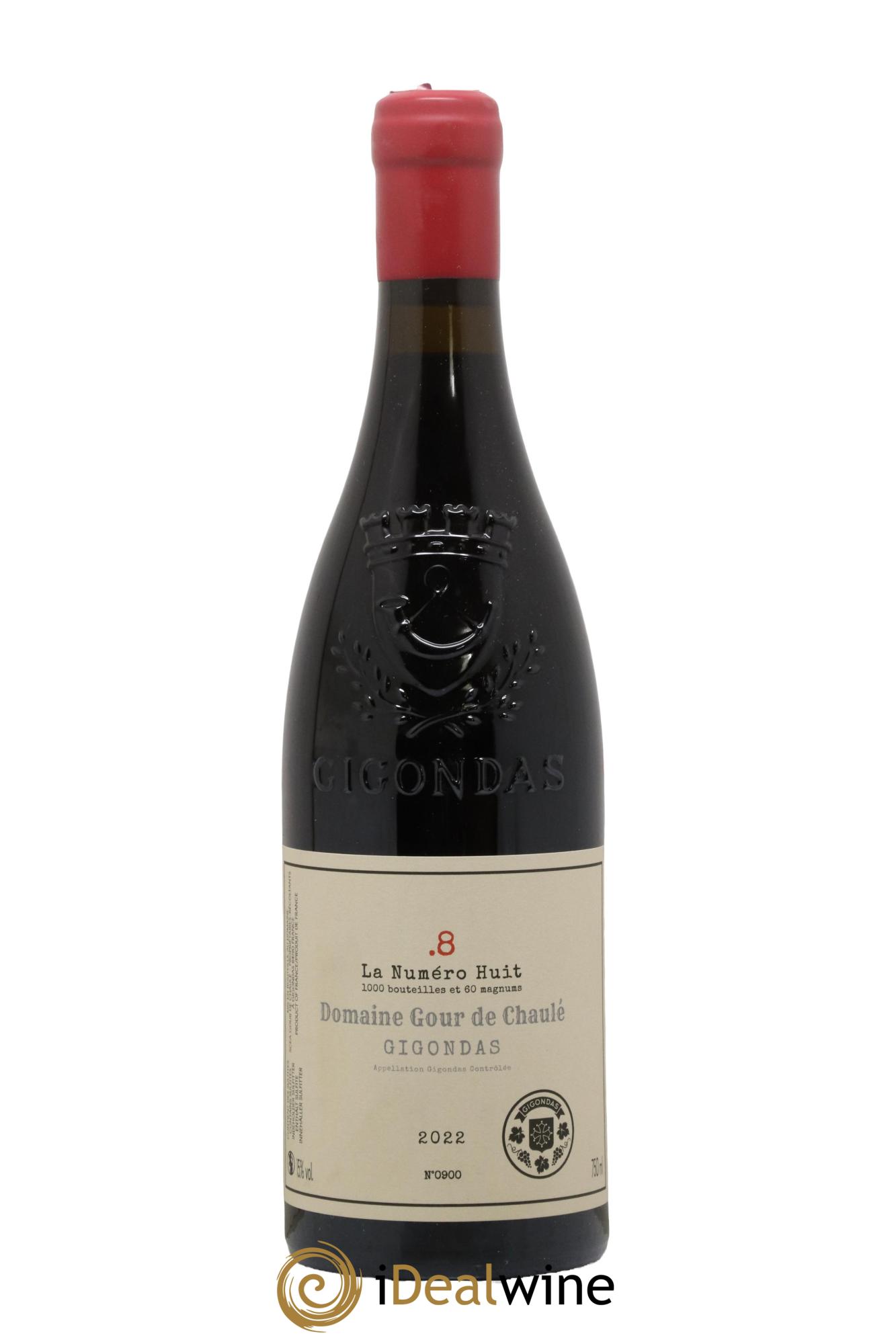 Gigondas Le Numéro Huit .8 Gour de Chaulé Gour de Chaulé Numéro 8 2022 - Lot de 1 bouteille - 0