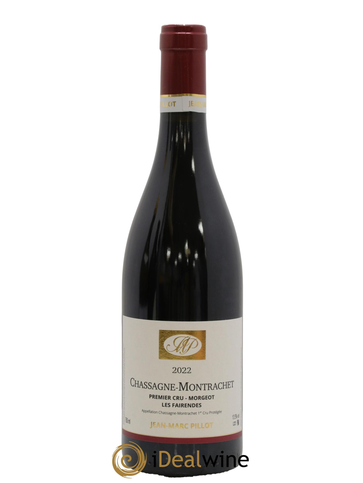 Chassagne-Montrachet 1er Cru Morgeot Les Fairendes Jean-Marc Pillot 2022 - Lot de 1 bouteille - 0