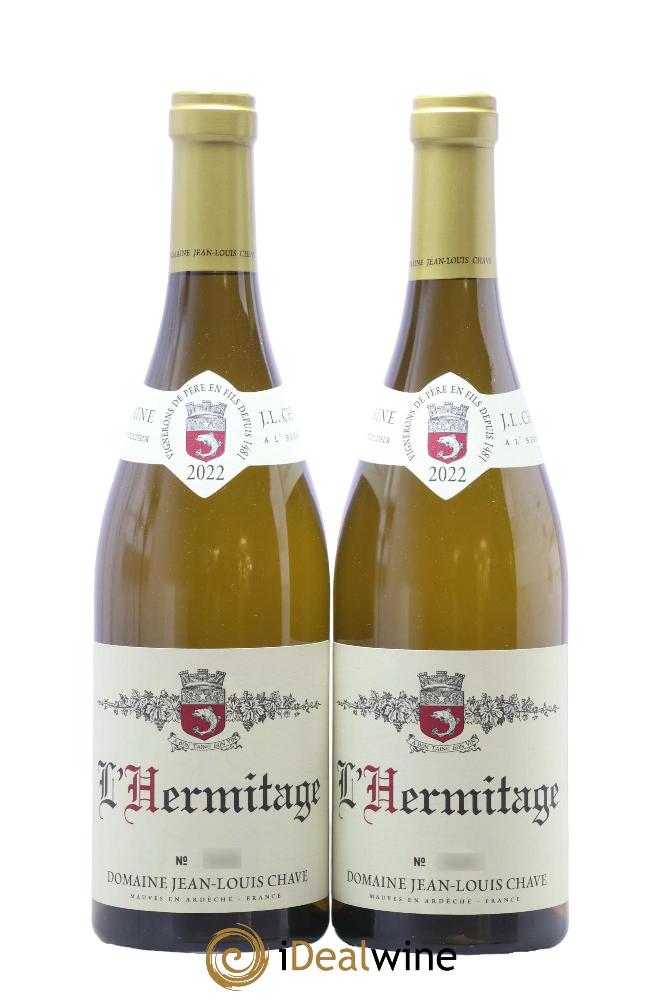 Hermitage Jean-Louis Chave 2022 - Lot de 2 bouteilles - 0