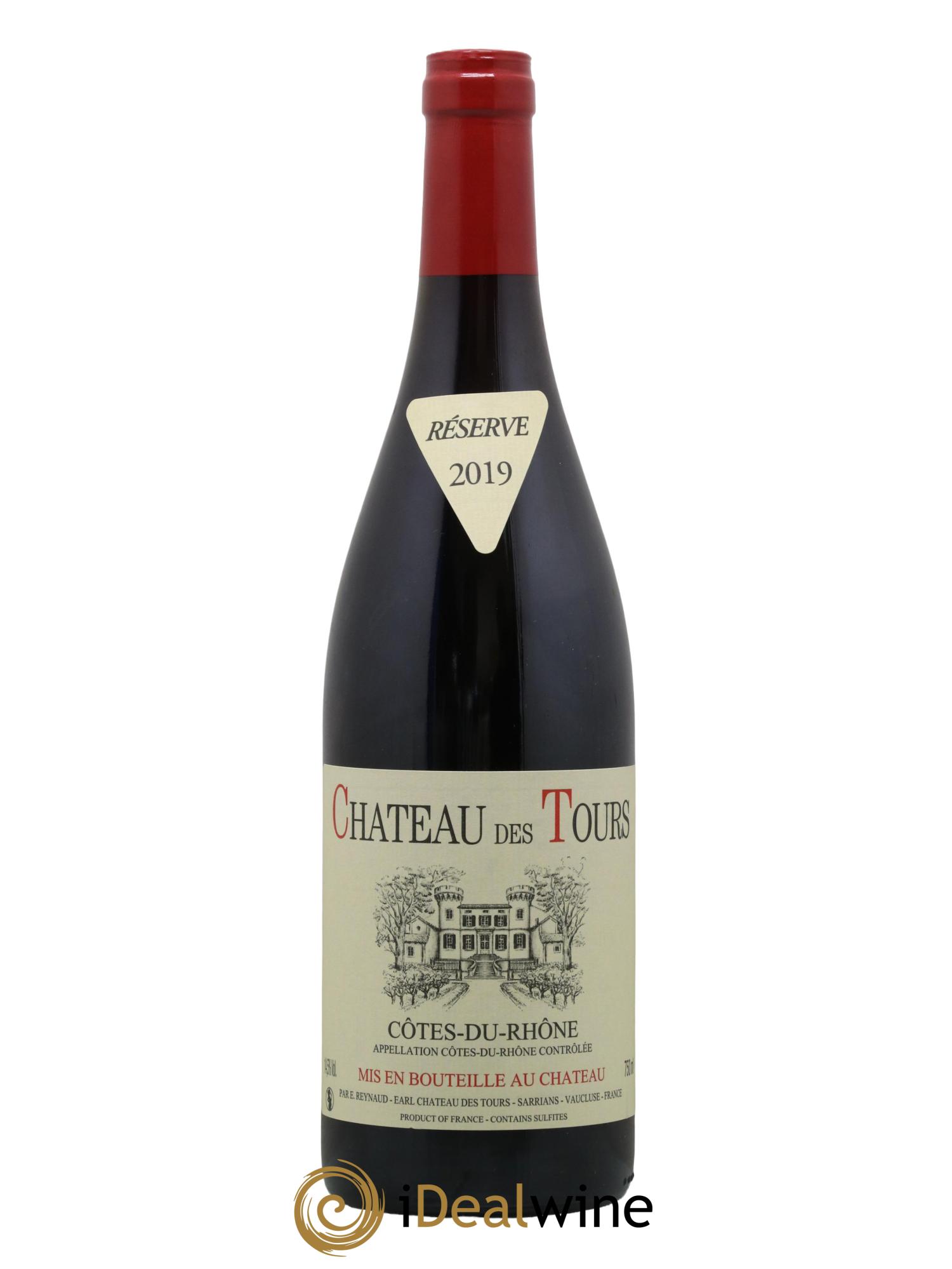 Côtes-du-Rhône Château des Tours Emmanuel Reynaud 2019 - Lot de 1 bouteille - 0