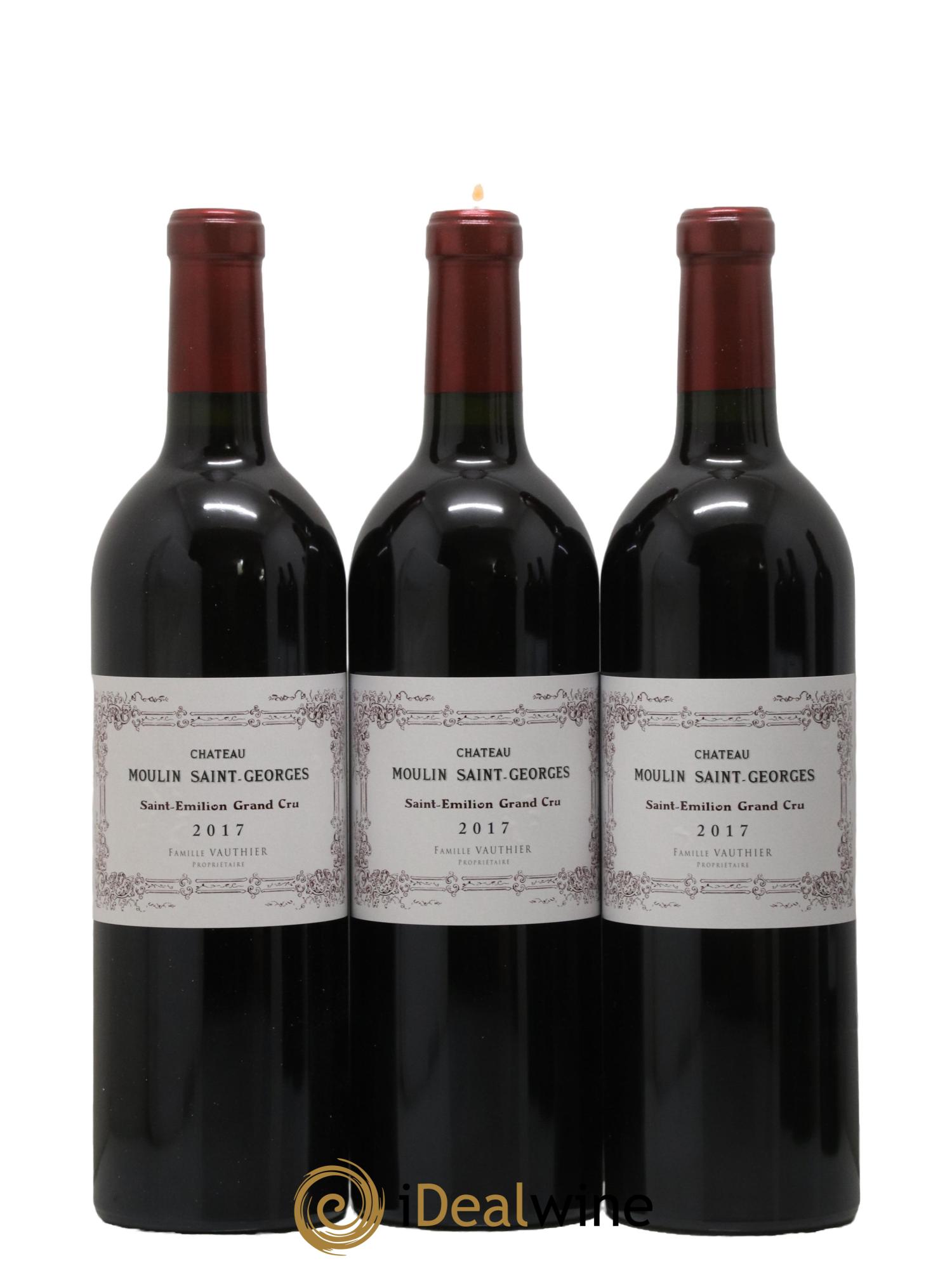Château Moulin Saint Georges 2017 - Lot of 6 bottles - 1