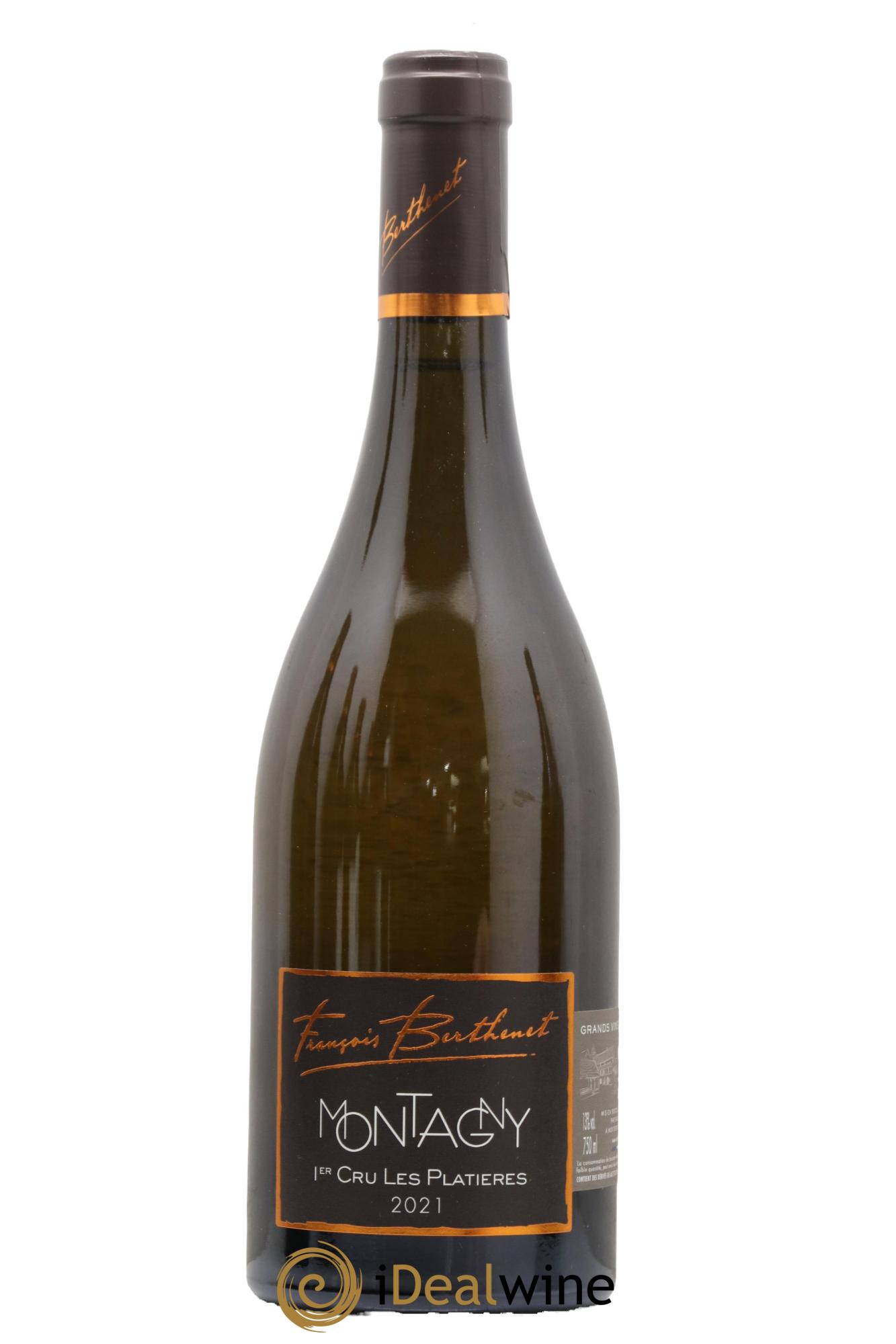 Montagny 1er Cru Les Platieres Domaine Berthenet 2021 - Lot de 1 bouteille - 0