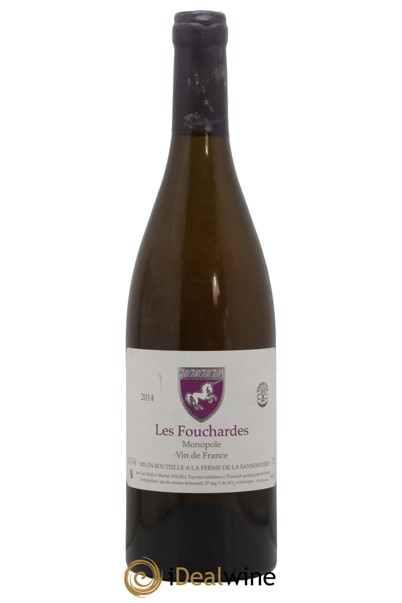 Vin de France Les Fouchardes Mark Angeli (Domaine) - Ferme de la Sansonnière 2014 - Lot de 1 bouteille - 0