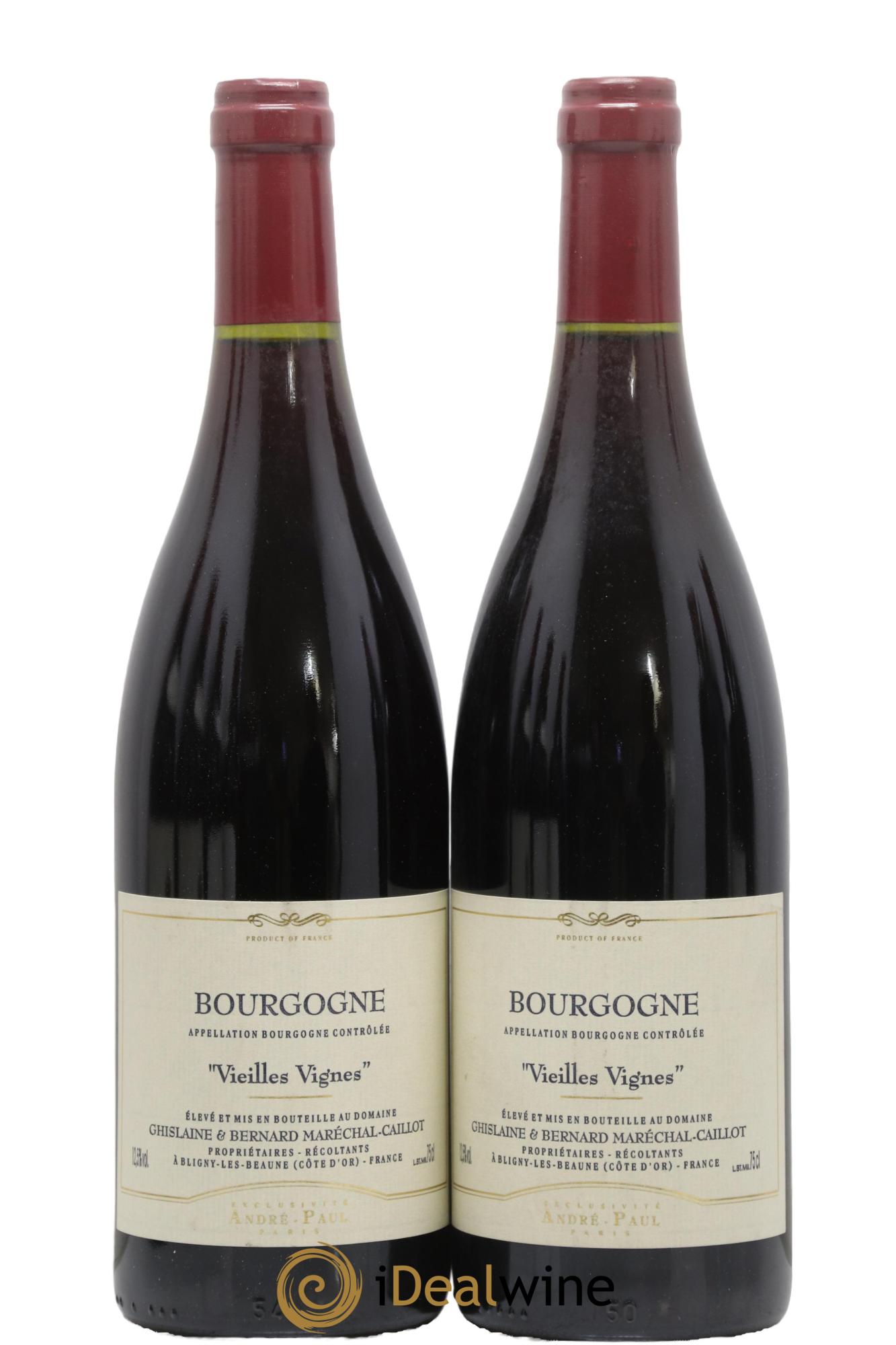 Bourgogne Vieilles Vignes Domaine Maréchal Caillot 2008 - Lot de 2 bouteilles - 0
