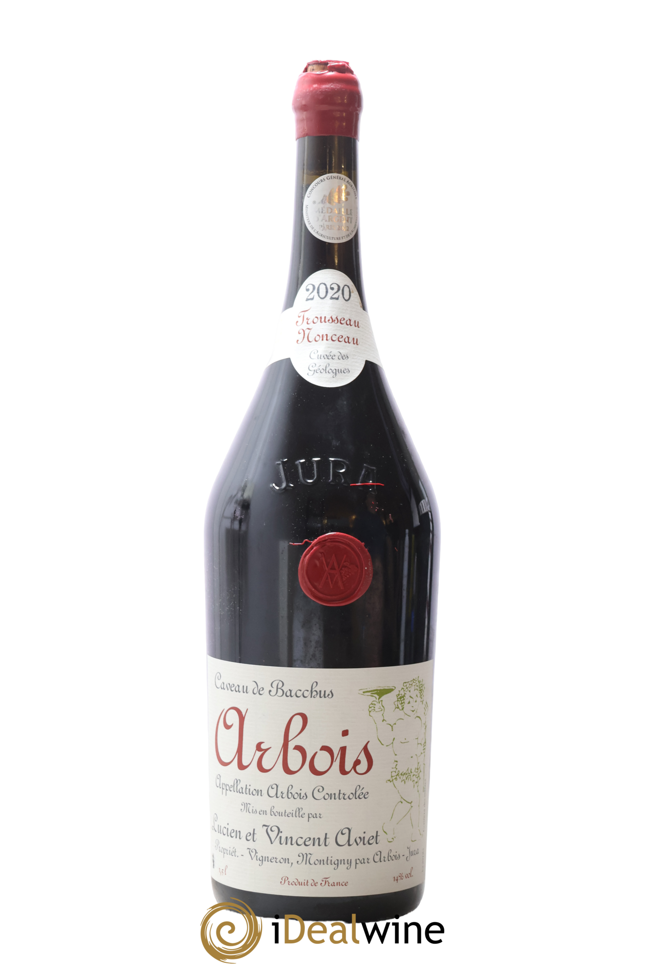 Arbois Trousseau Nonceau Cuvée des Géologues Lucien Aviet (Domaine) 2020 - Posten von 1 Magnum - 0