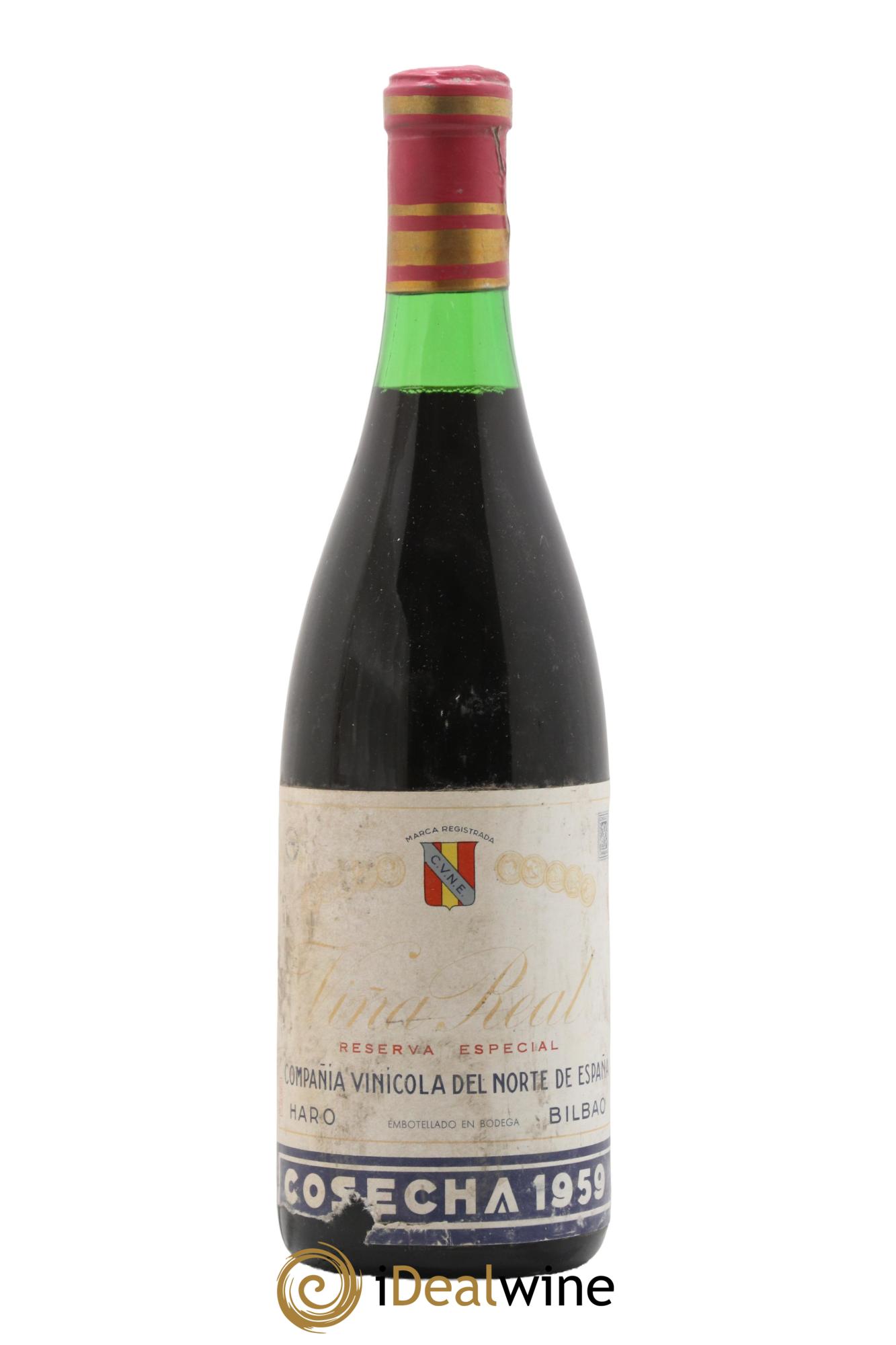 Rioja Vina Real Reserva Especial Compania Vinicola del Norte de Espana 1959 - Lot de 1 bouteille - 0