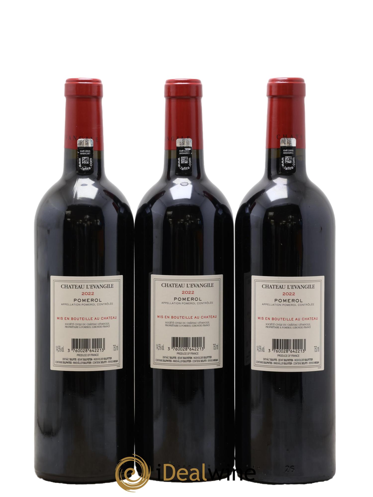 Château l' Évangile  2022 - Lot de 6 bouteilles - 2