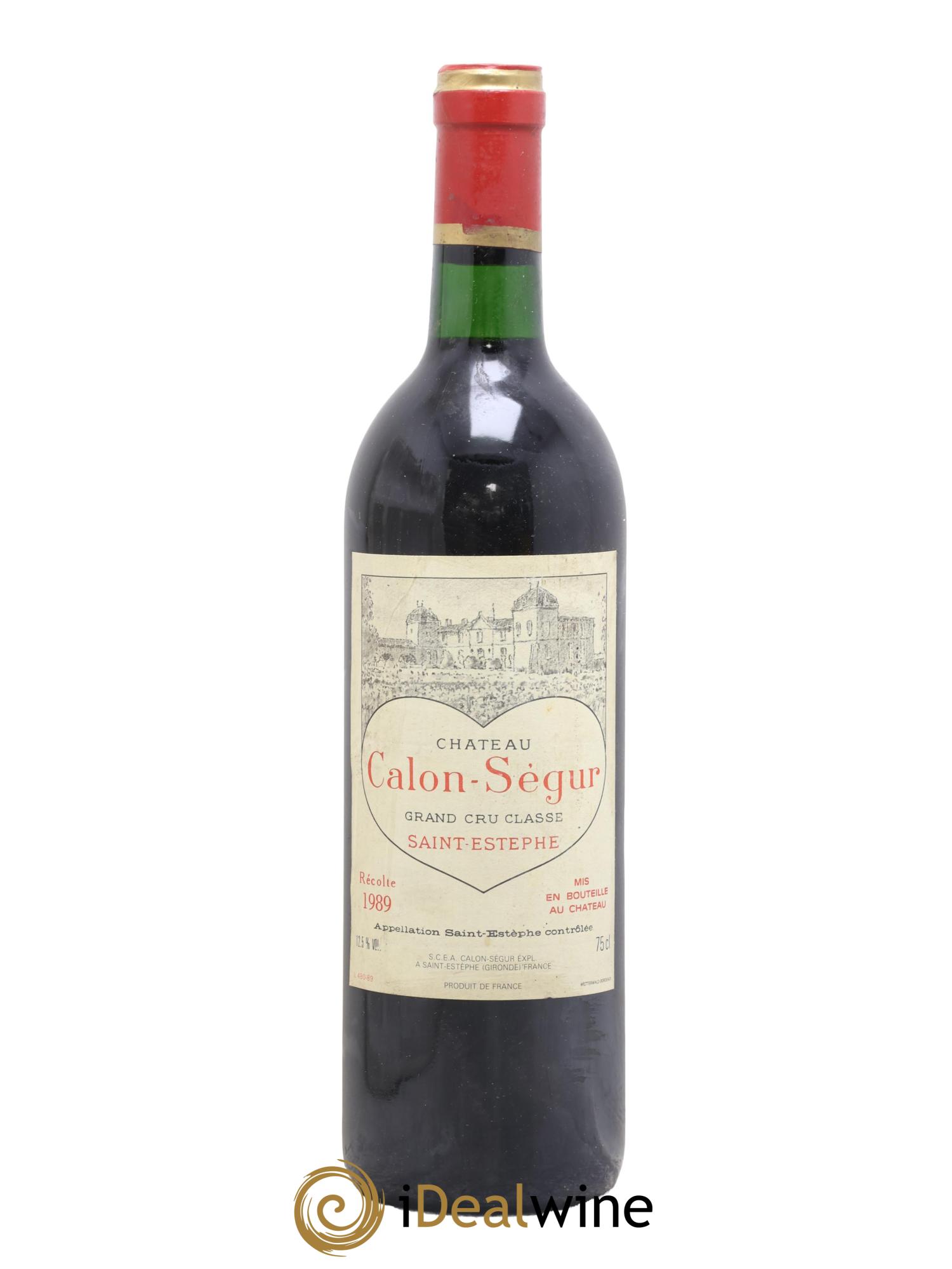Château Calon Ségur 3ème Grand Cru Classé 1989 - Lot de 1 bouteille - 0