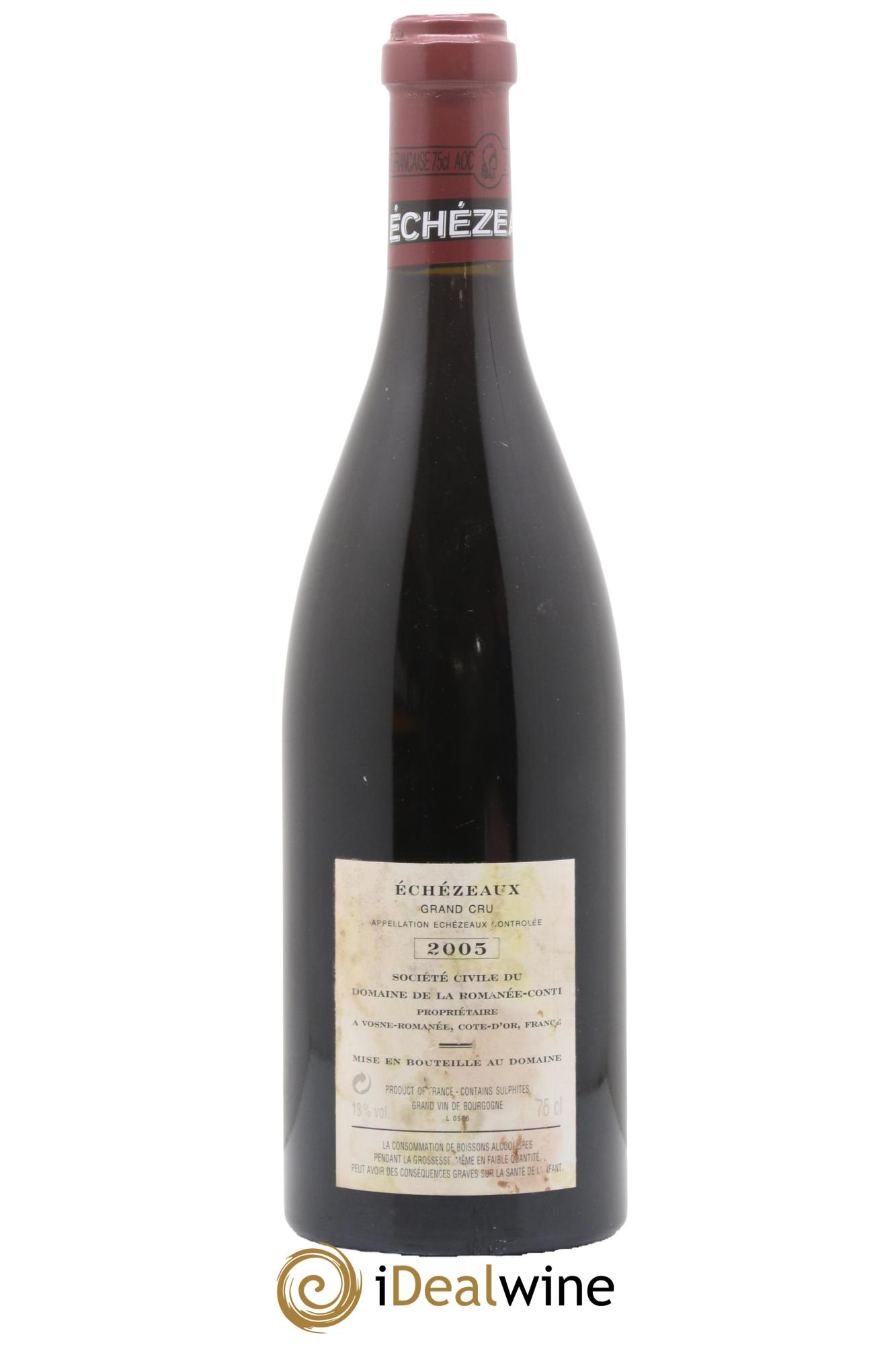 Echezeaux Grand Cru Domaine de la Romanée-Conti 2005 - Lotto di 1 bottiglia - 1