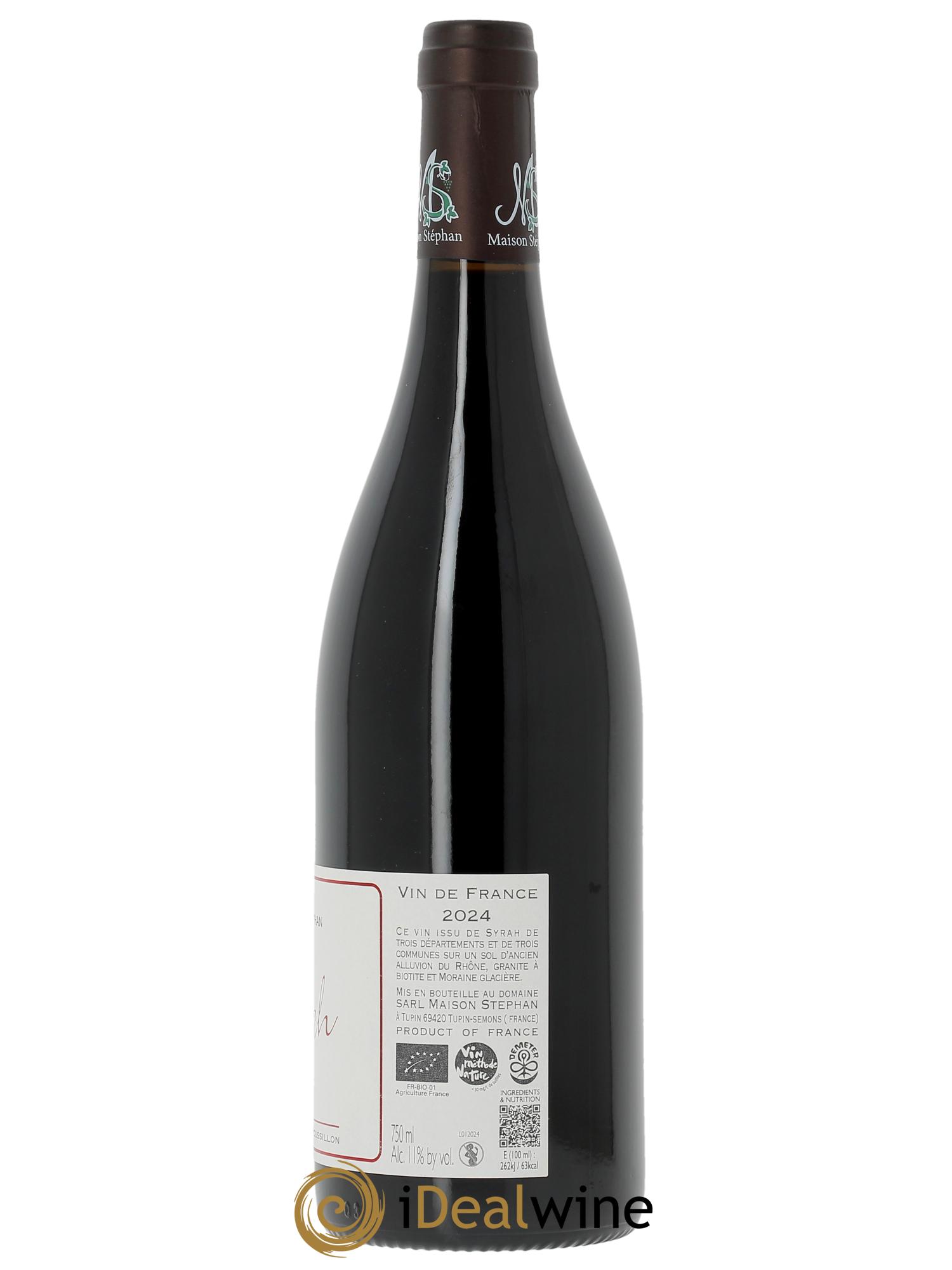 Vin de France Syrah Jean-Michel Stephan  2024 - Posten von 1 Flasche - 1