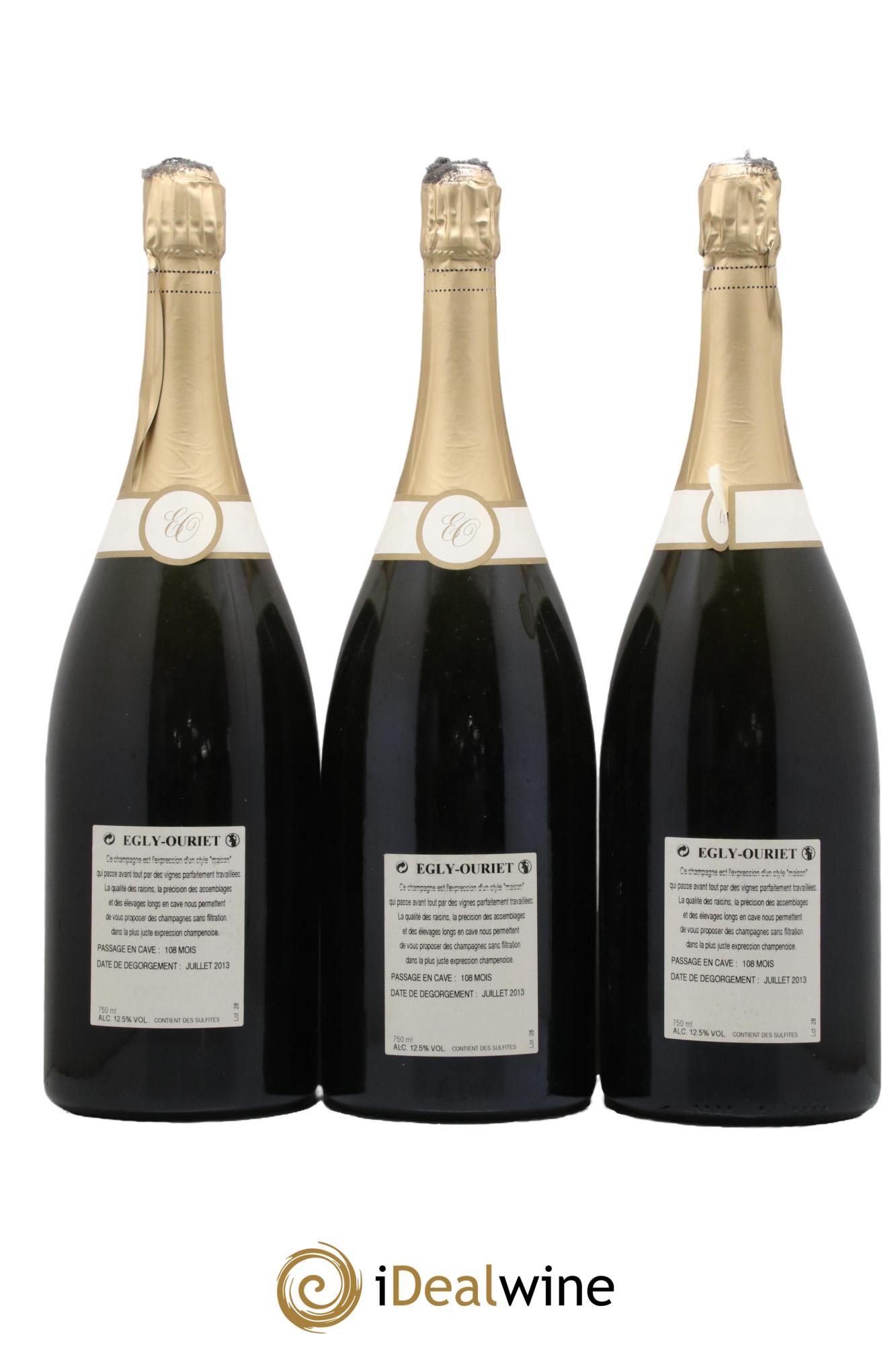 Ambonnay Vieilles Vignes Brut Millésimé Egly-Ouriet 2003 - Lot de 3 magnums - 1
