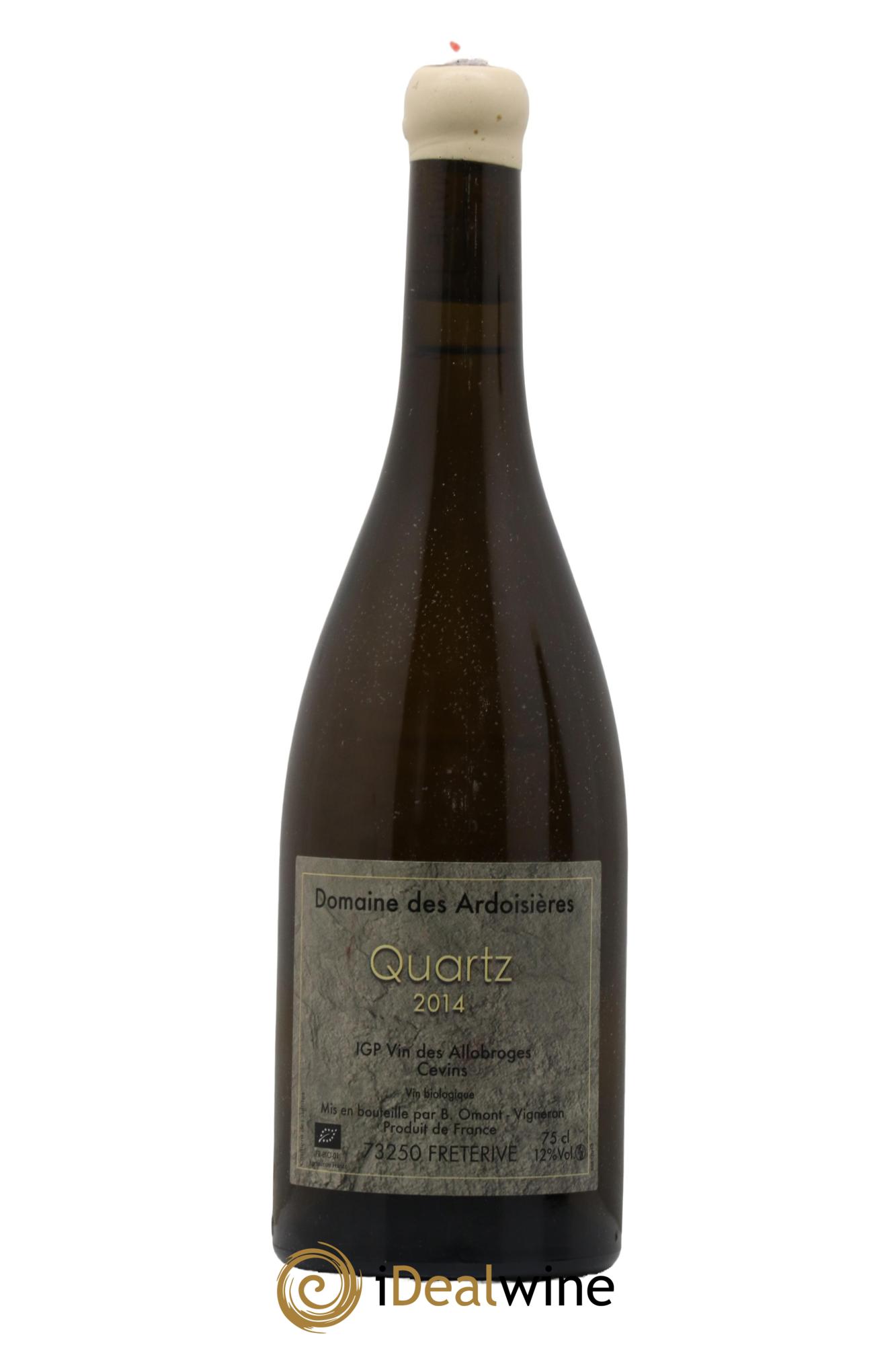 Vin des Allobroges Cevins Quartz Ardoisières (Domaine des) 2014 - Lot de 1 bouteille - 0