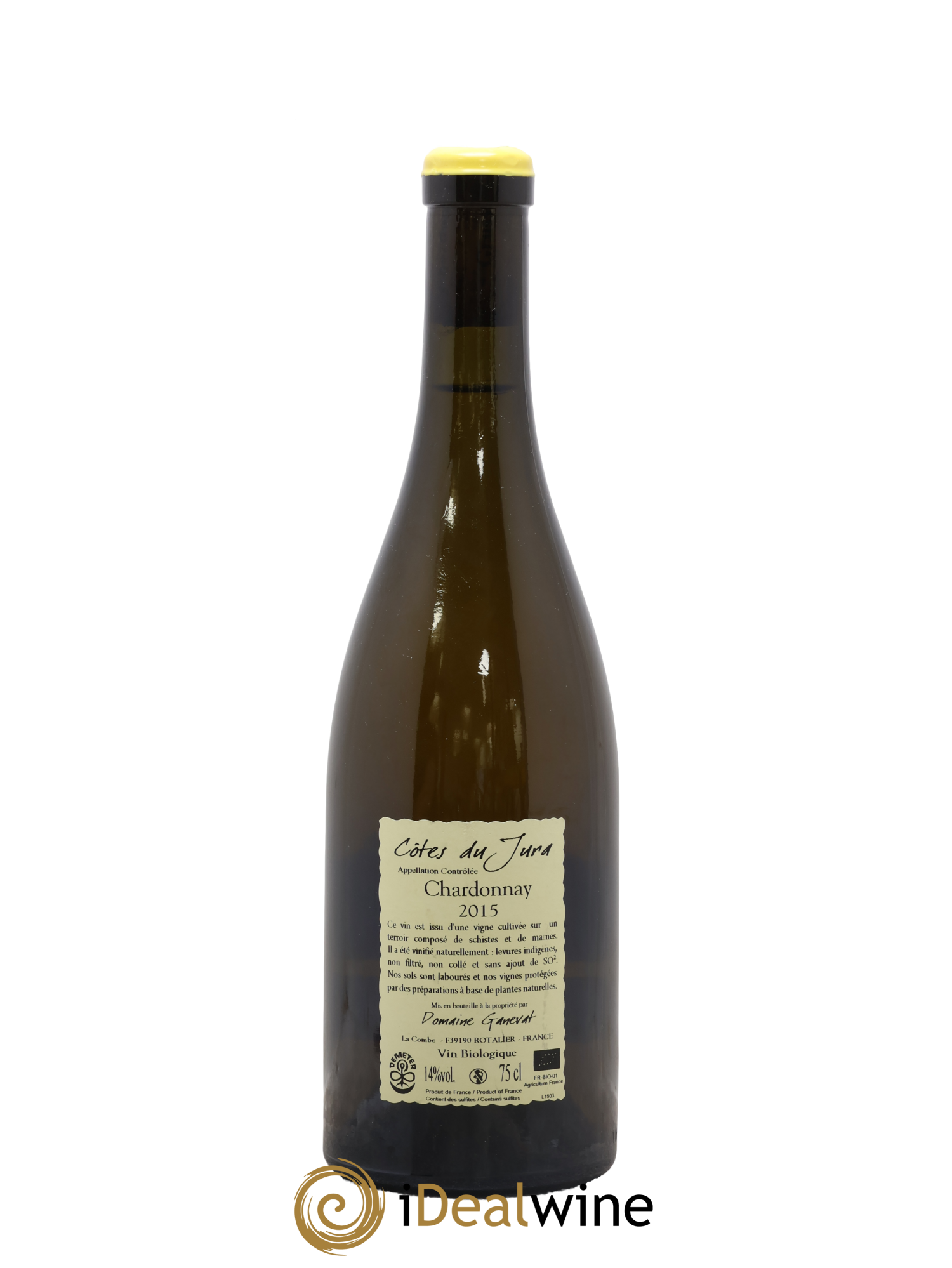 Côtes du Jura Grusse en Billat Jean-François Ganevat (Domaine) 2015 - Lot of 1 bottle - 1