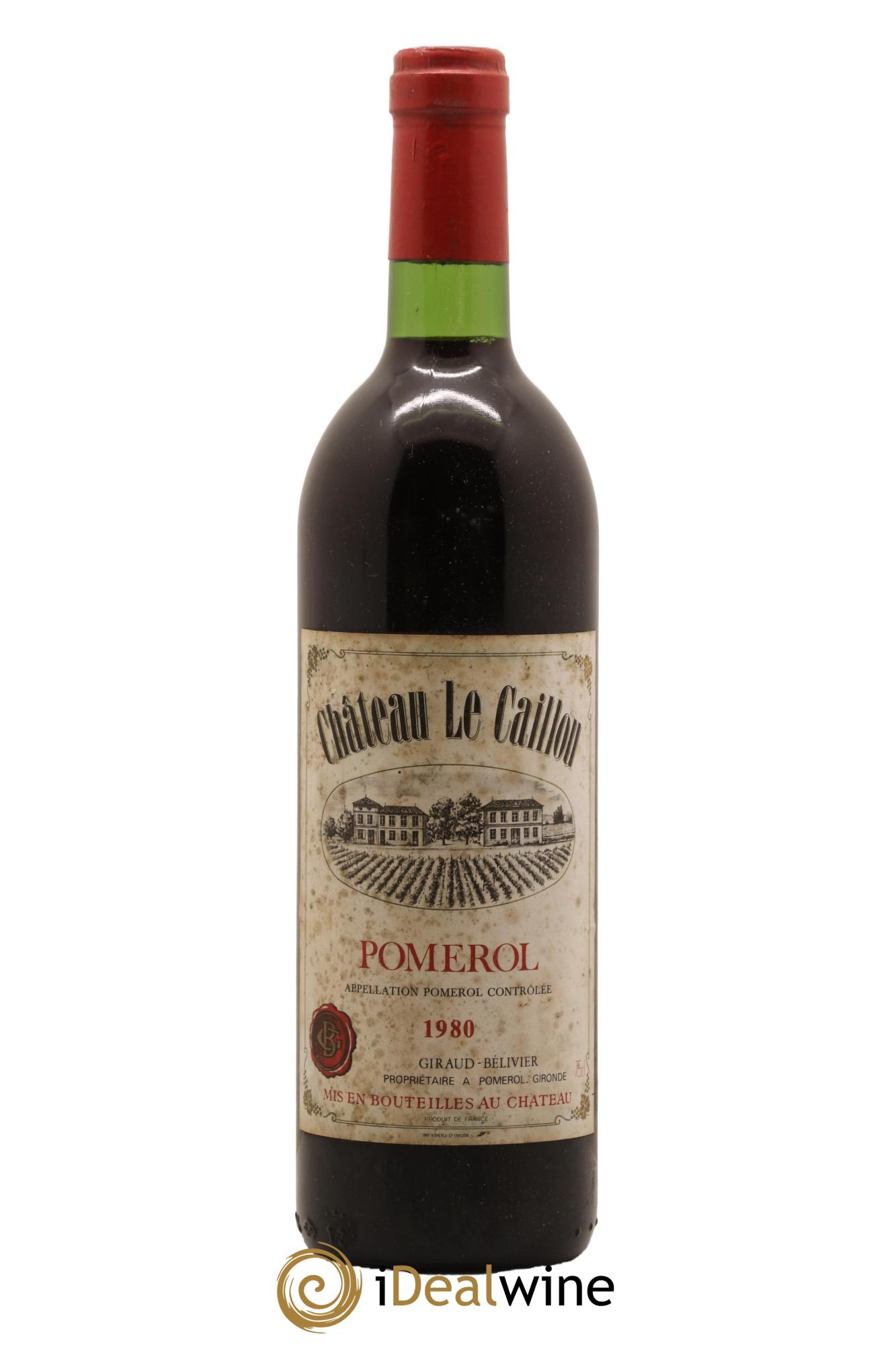 Bordeaux Chateau Le Caillou 1980 - Lot de 1 bouteille - 0