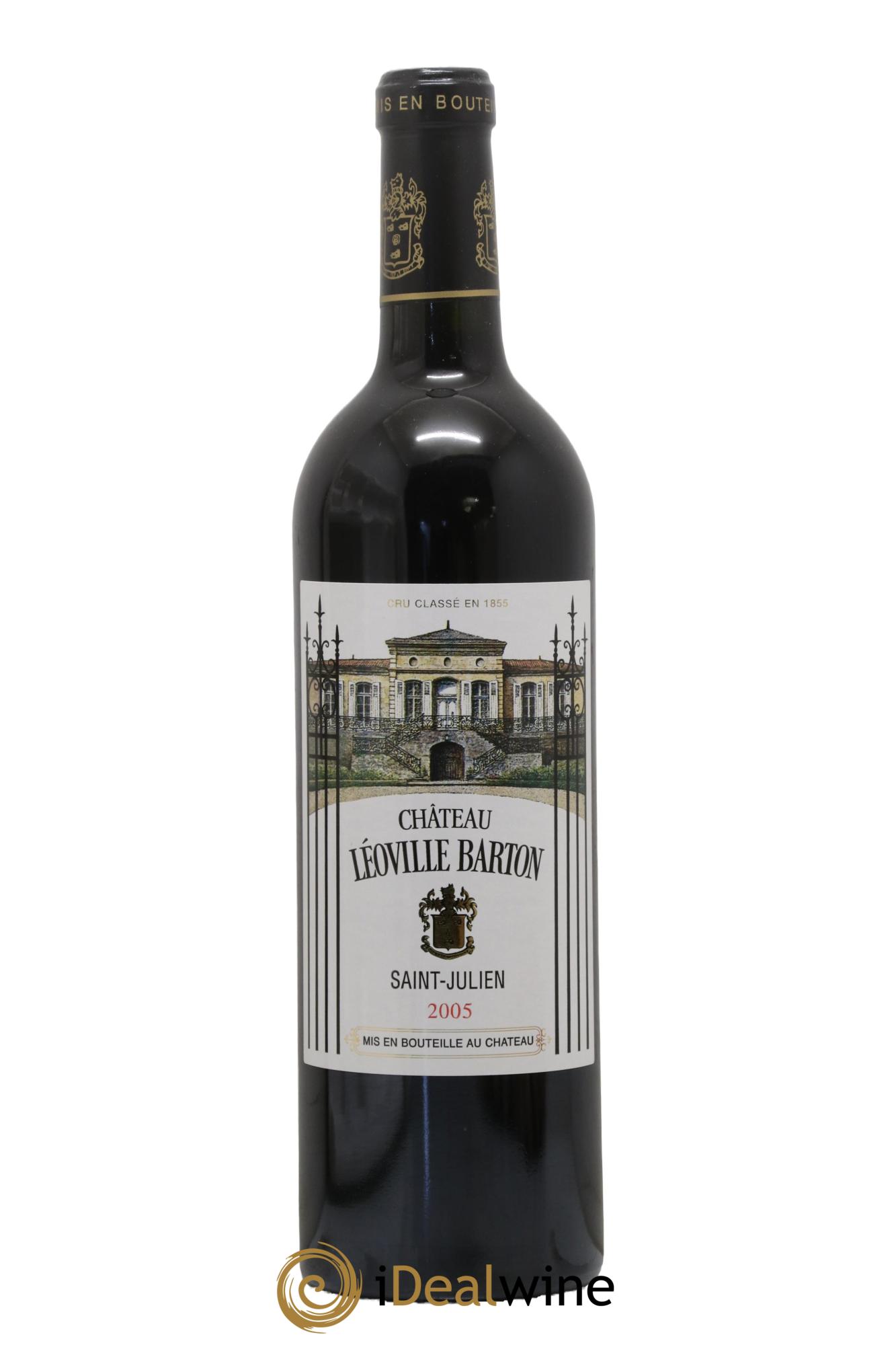 Château Léoville Barton 2ème Grand Cru Classé 2005 - Lot de 1 bouteille - 0